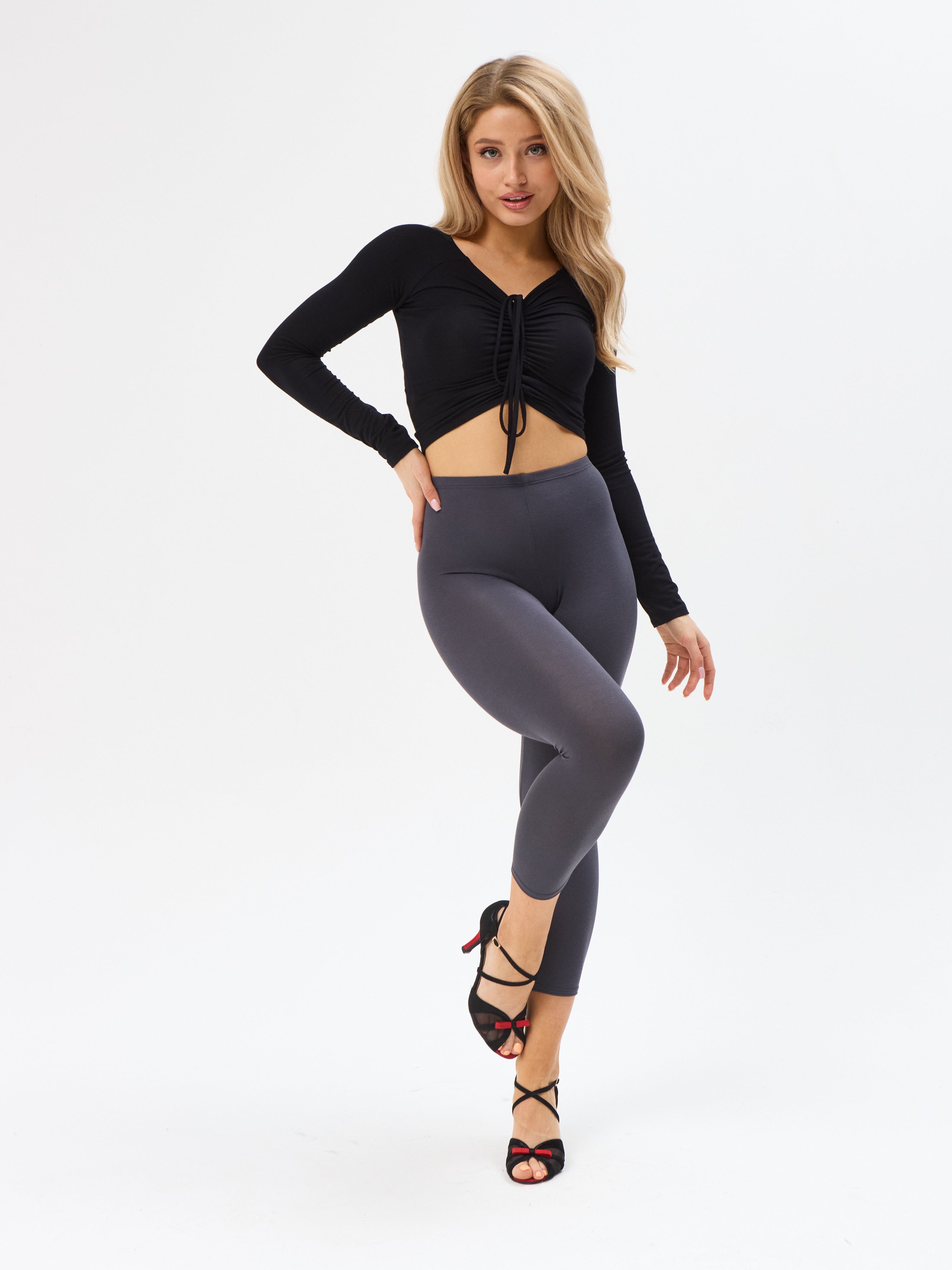 Tanz-3/4-Leggings Sole SM5802 Anthrazitgrau (172)