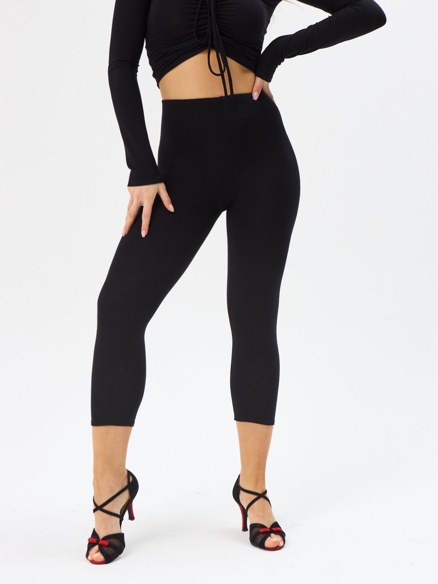 Tanz-3/4-Leggings Sole SM5802 Tiefschwarz (037)