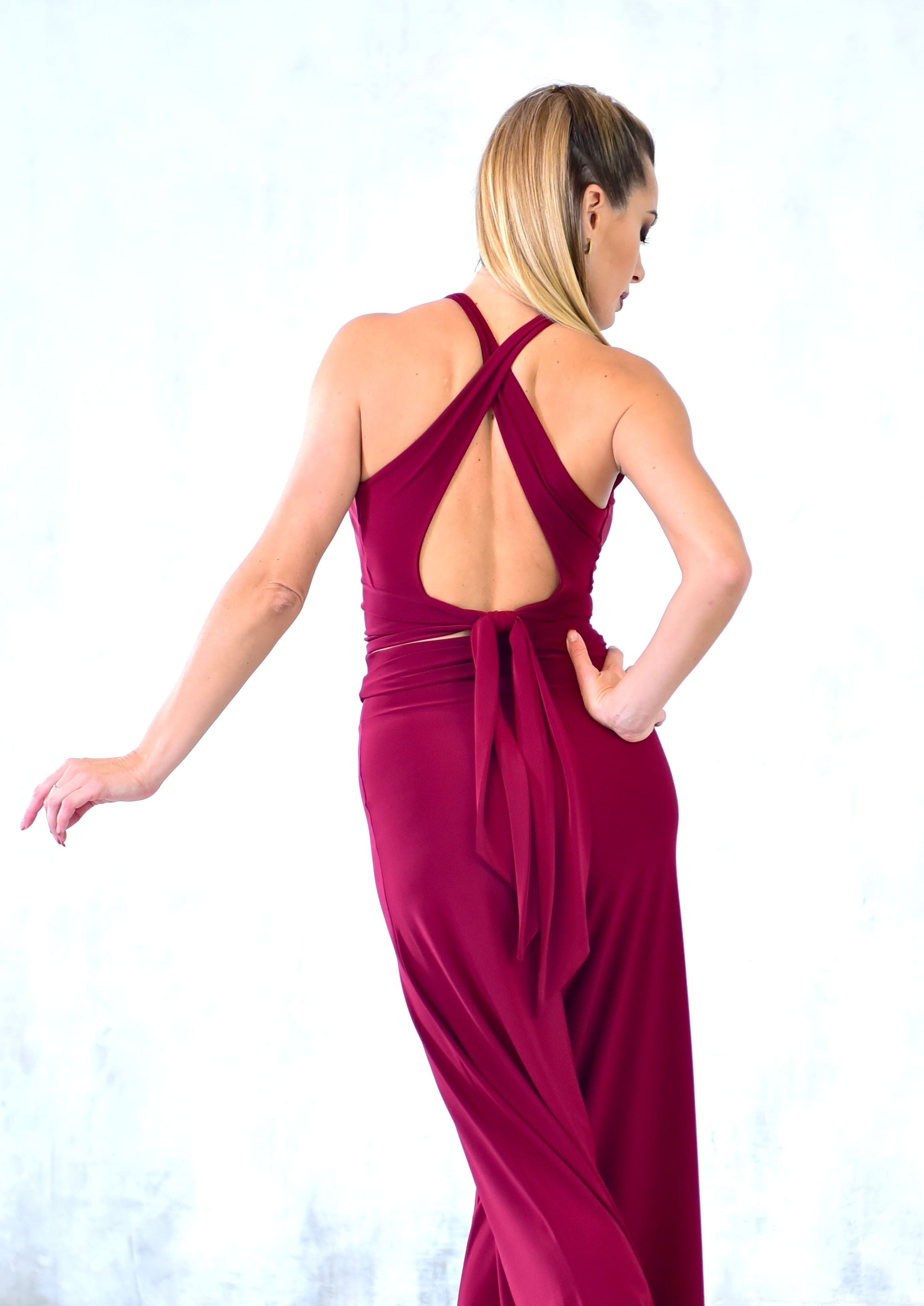 Dance top Jess SM6039 Marsala (275)