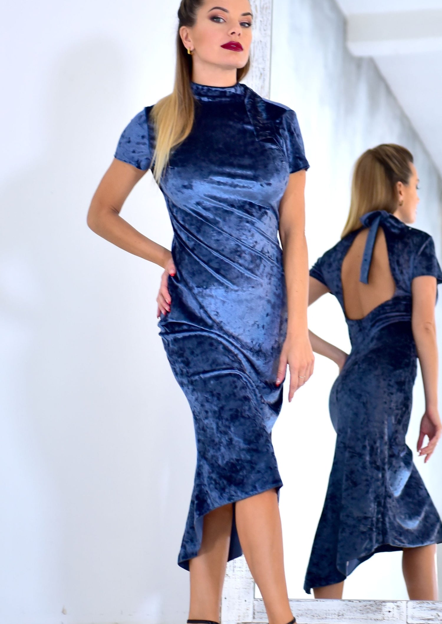 velvet tango dress