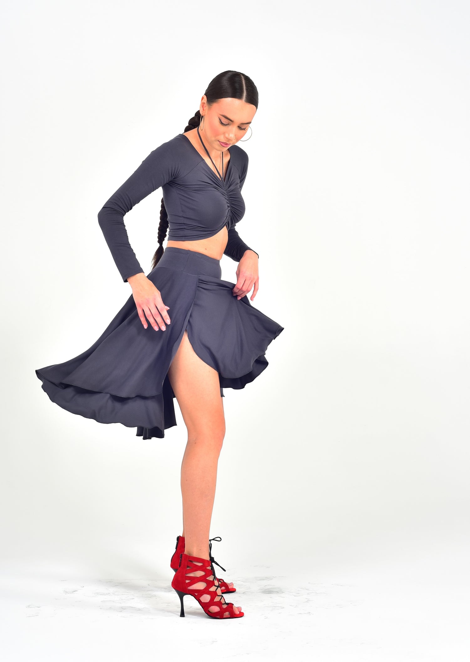 Tanzrock Abril SM7801 Ozeanblau (133)