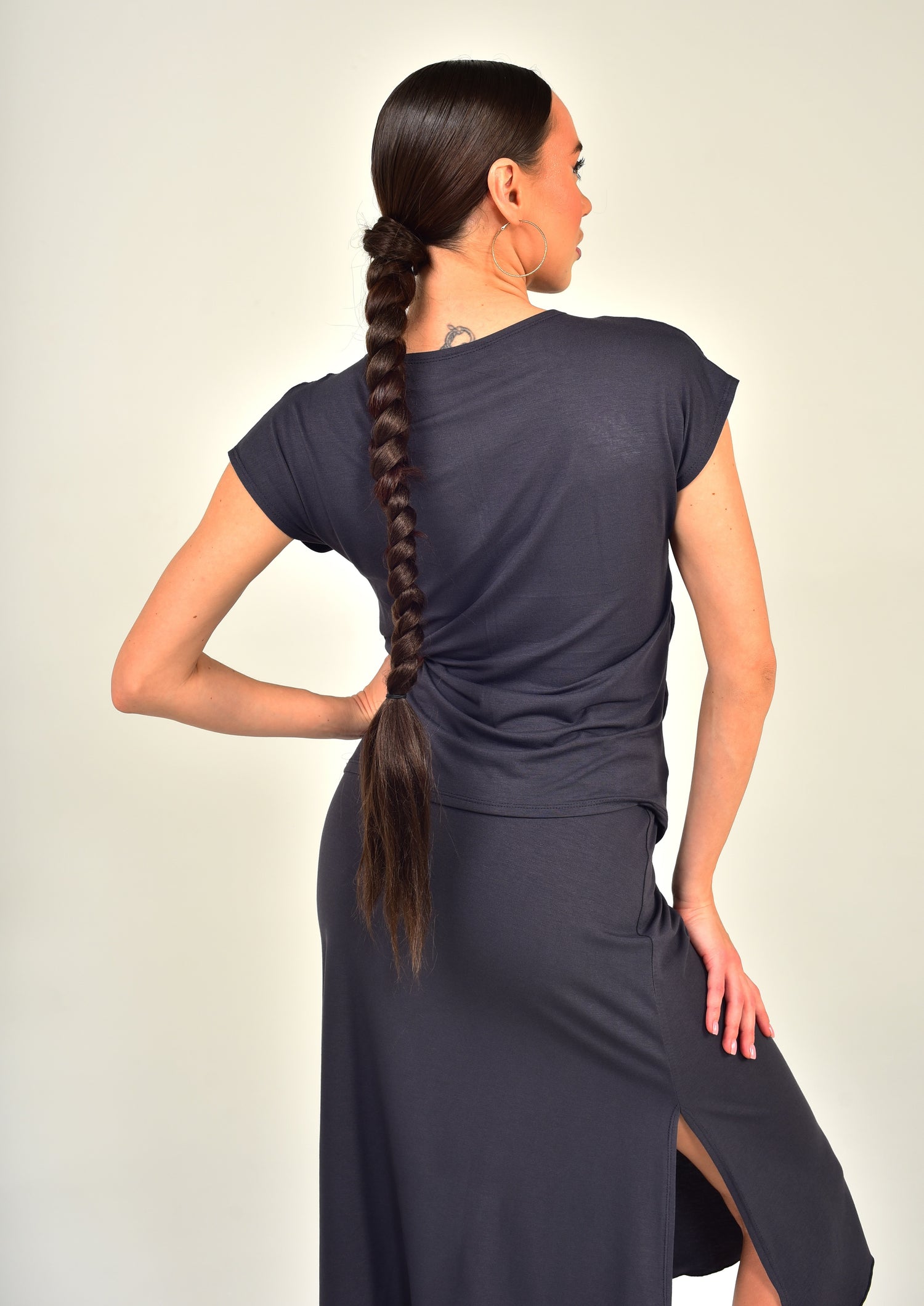 Dance Top Waterfall SM60131 Jet black (037)