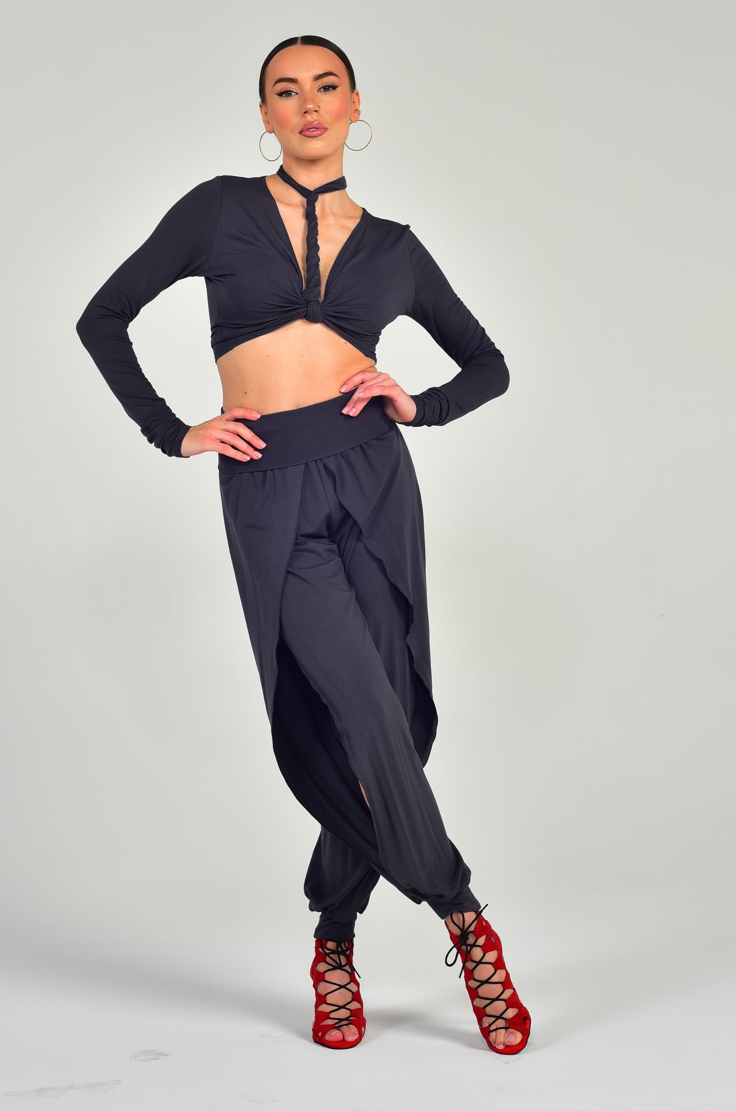 Tanzhose Shanti SM5808 Tiefschwarz (037)