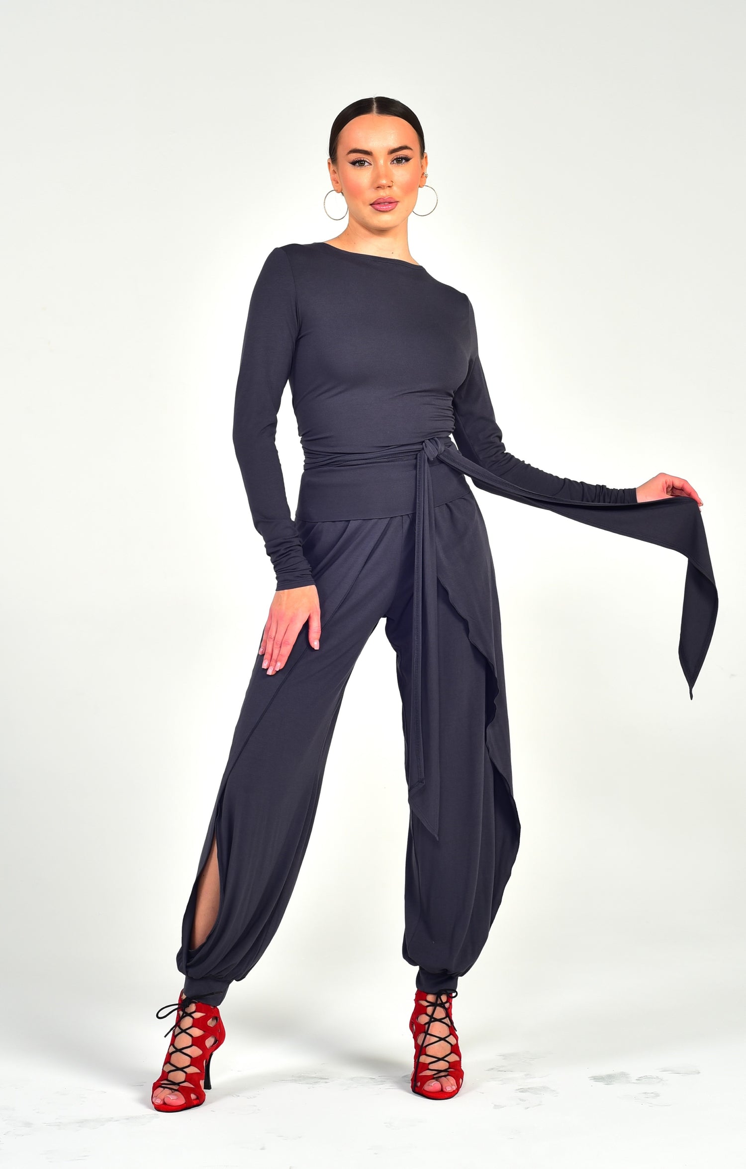 Dance Top Infinity SM6836 Anthracite grey (172)