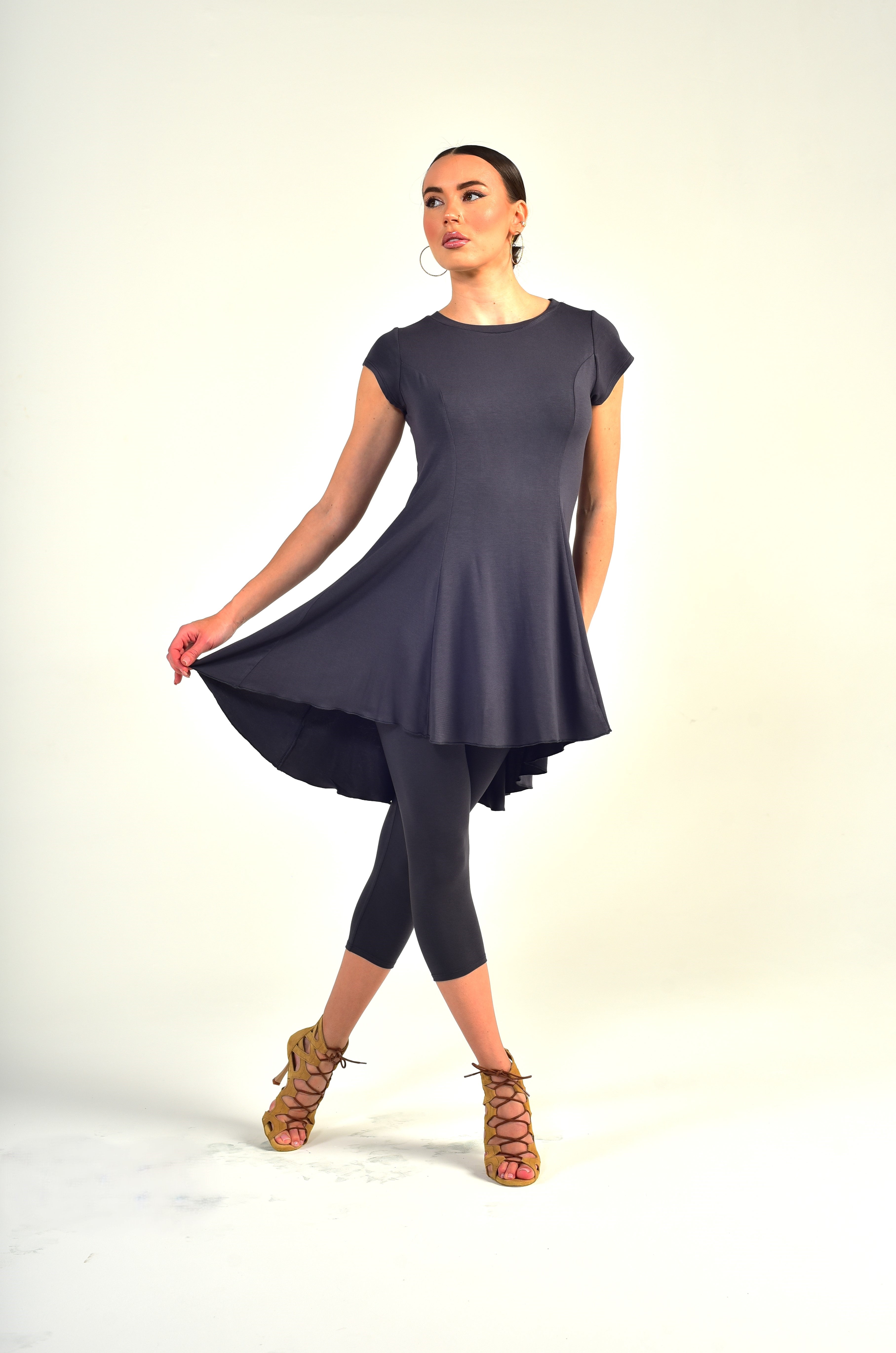 Tanz-Tunikakleid Kira SM6015 Ozeanblau (133)