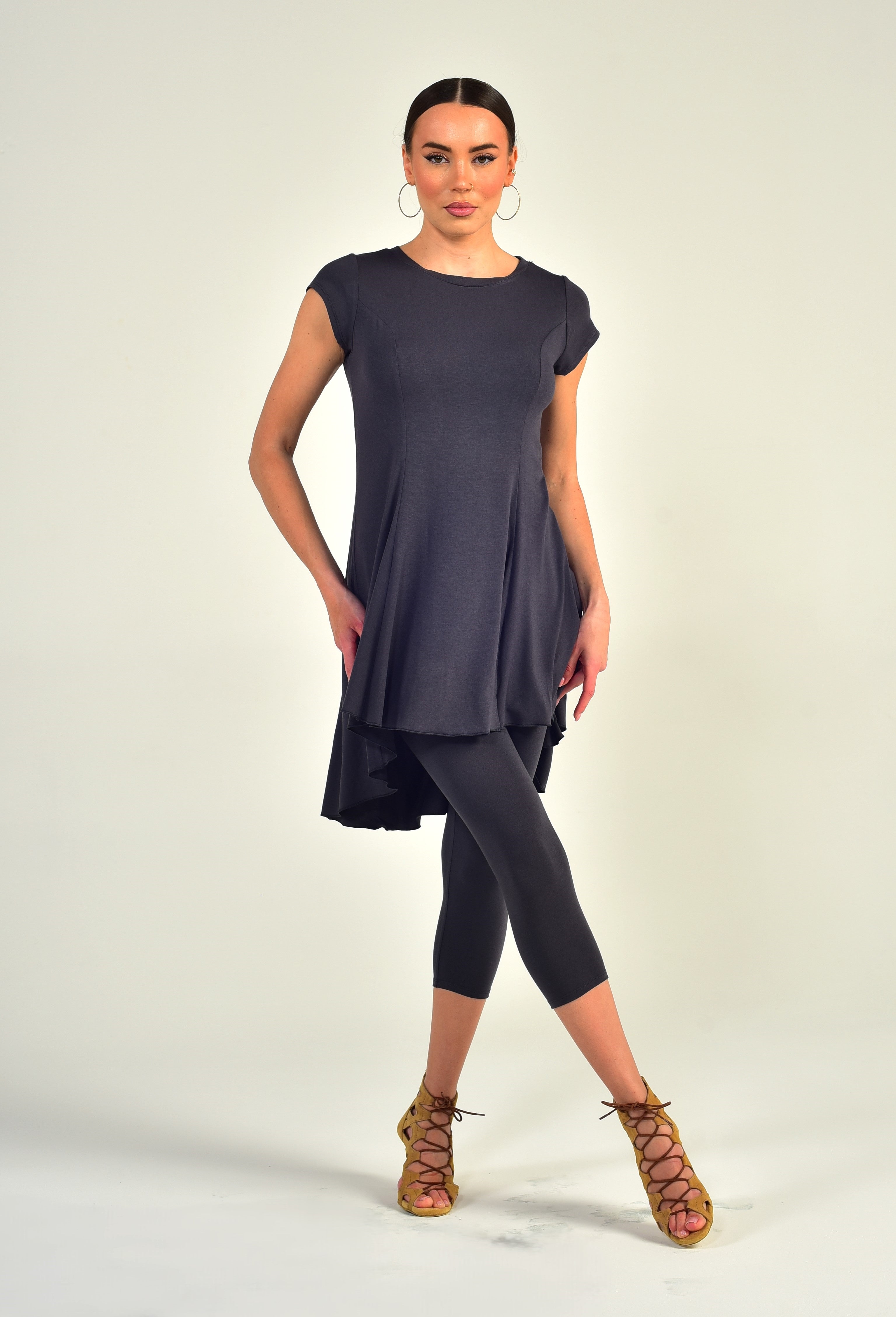 Tanz-Tunikakleid Kira SM6015 Ozeanblau (133)