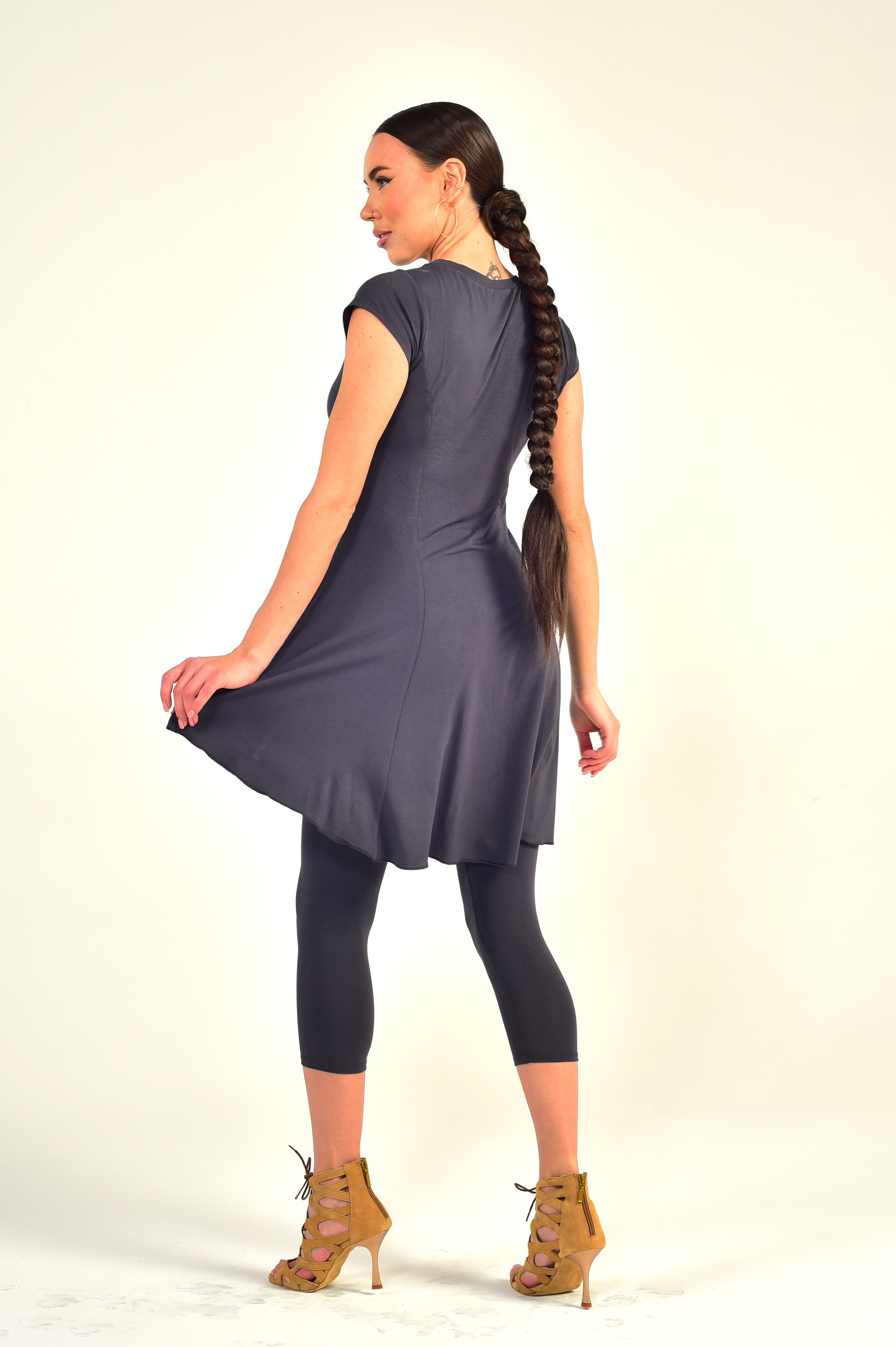 Tanz-Tunikakleid Kira SM6015 Ozeanblau (133)