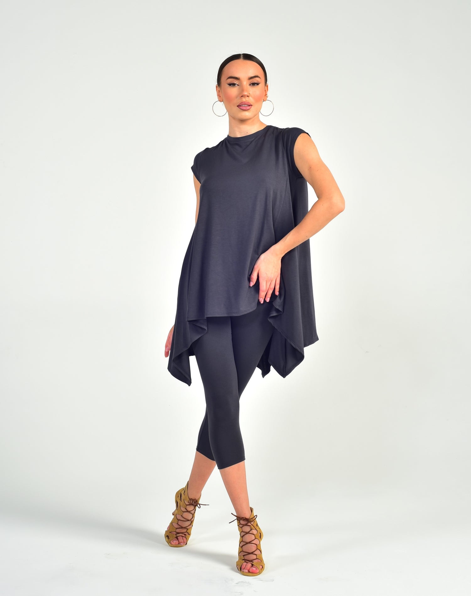 Dance Tunic Dress Zoe SM6011 Ocean blue (133)