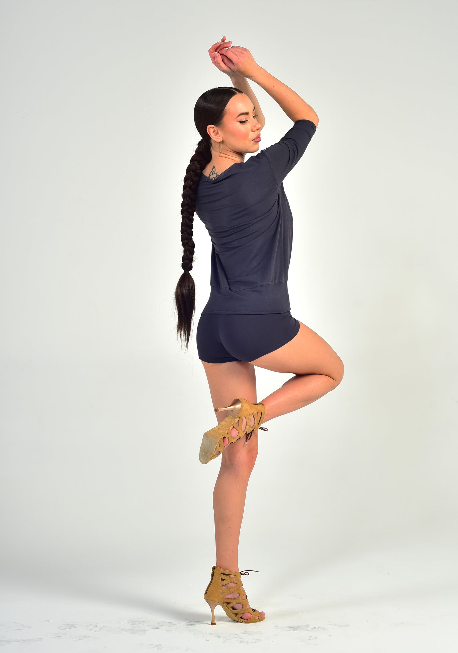 Dance Top Nilda SM6021 Anthracite grey (172)