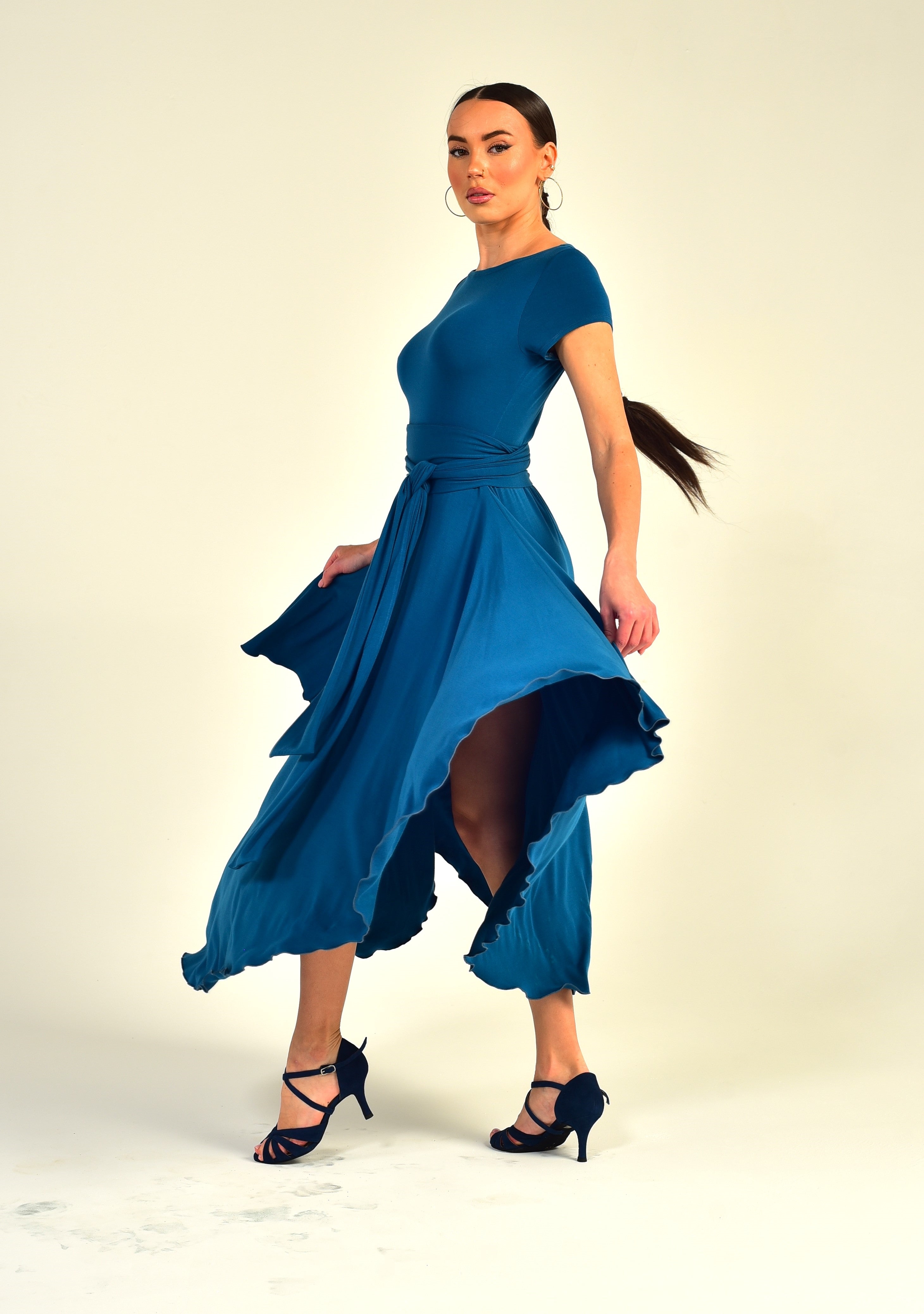 Dance Dress Aurora SM8002 Ocean blue (133)