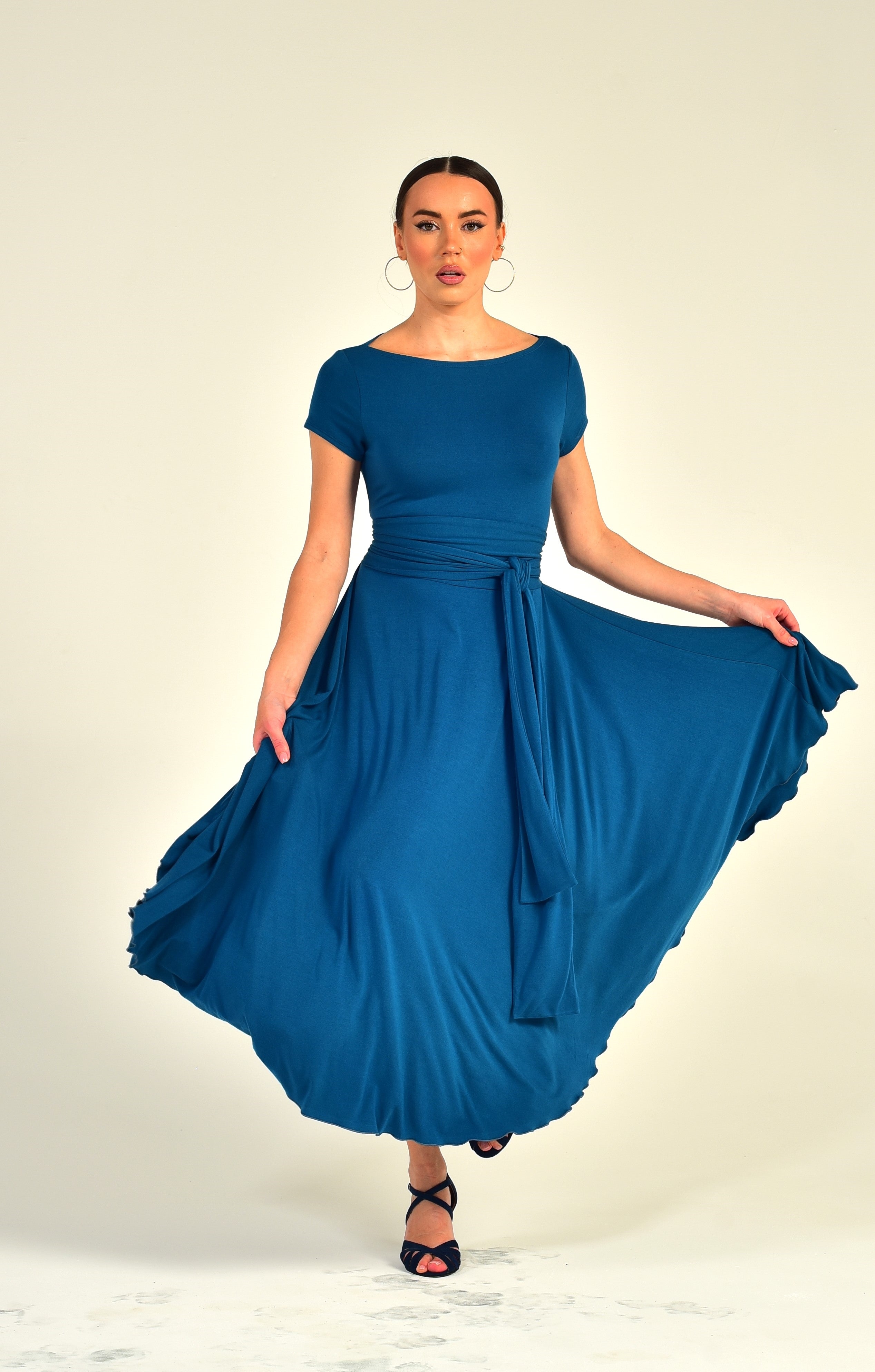 Dance Dress Aurora SM8002 Ocean blue (133)