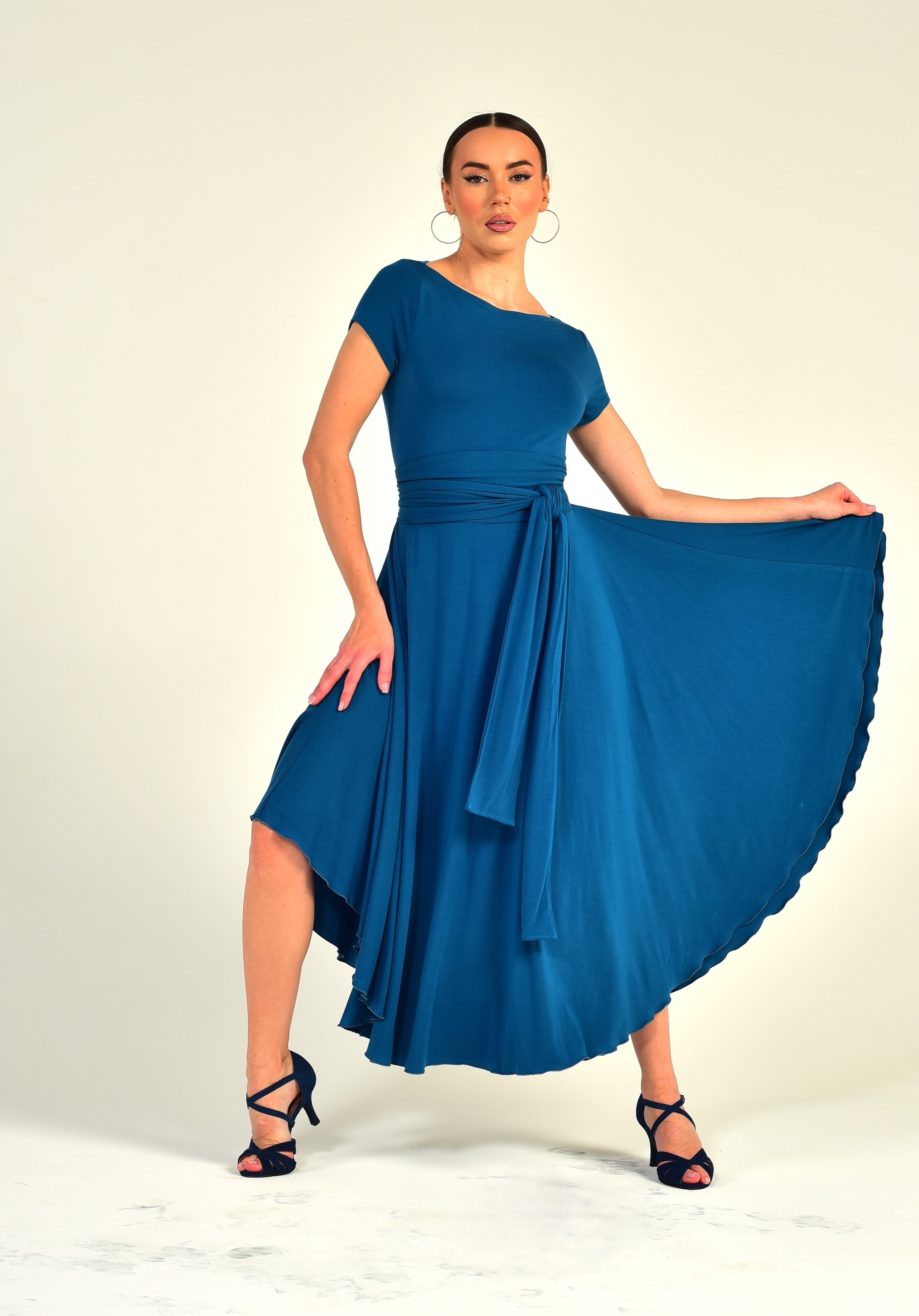 Dance Dress Aurora SM8002 Ocean blue (133)