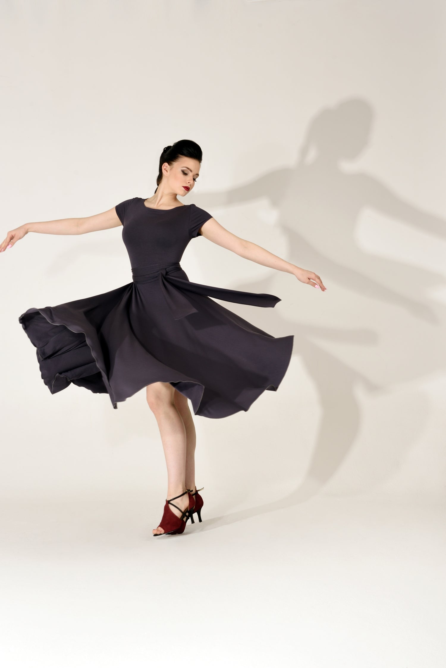 Tanzkleid  Aurora SM8002 Rosa Staub (108)