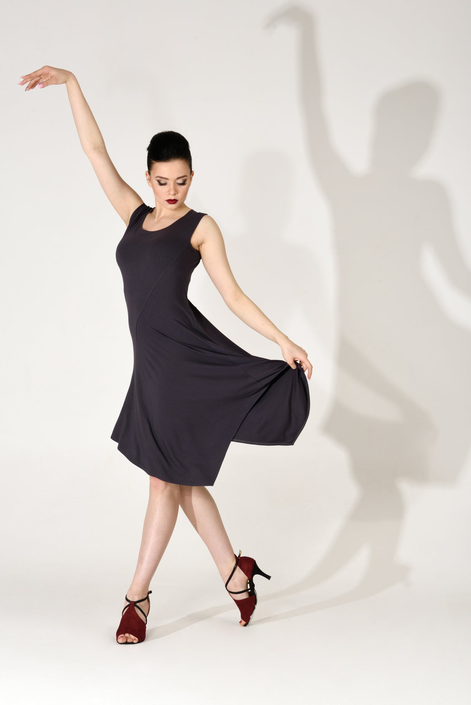 Dance Dress Stasy SM8008 Ocean blue (133)