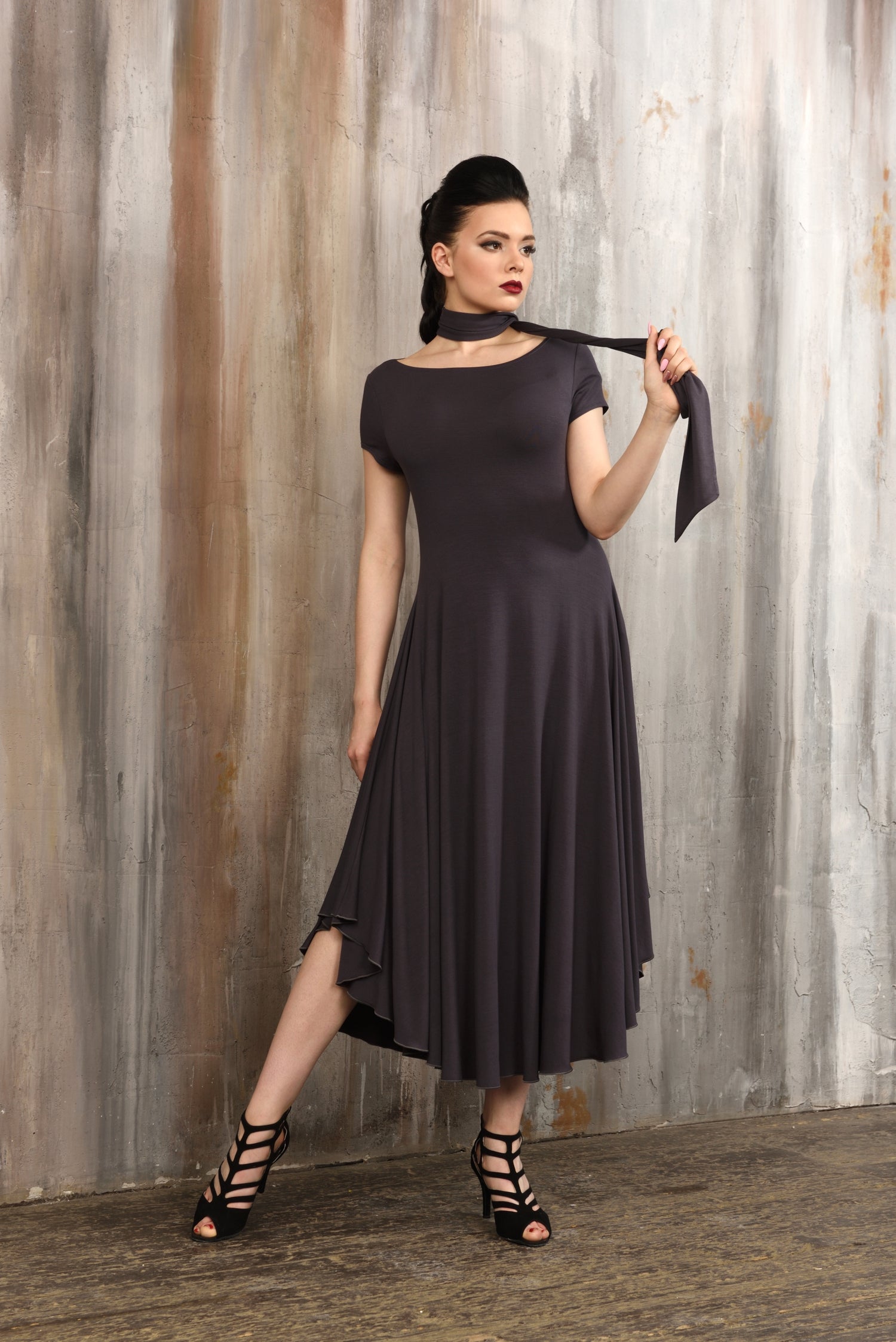 Tanzkleid  Aurora SM8002 Rosa Staub (108)