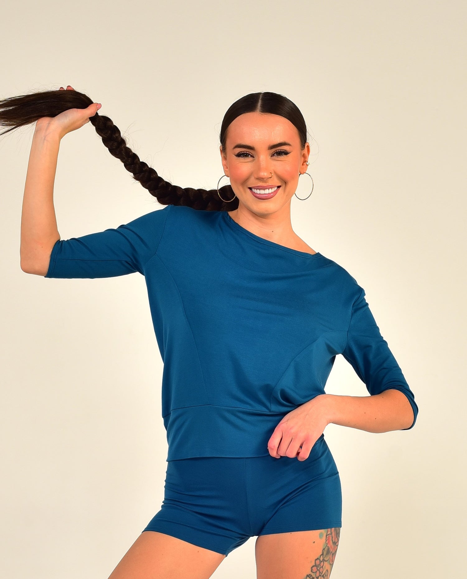 Dance Top Nilda SM6021 Anthracite grey (172)