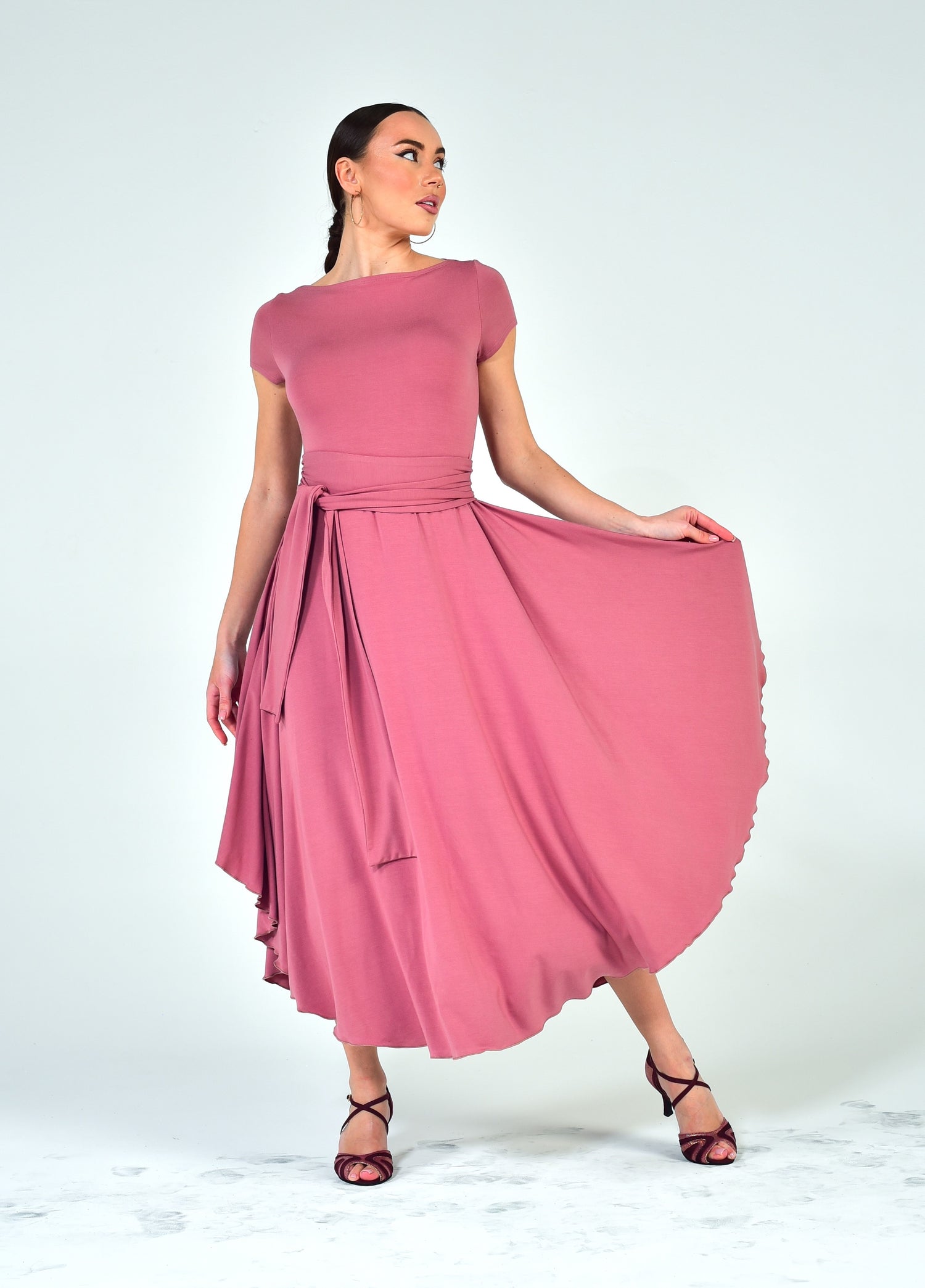Tanzkleid  Aurora SM8002 Rosa Staub (108)