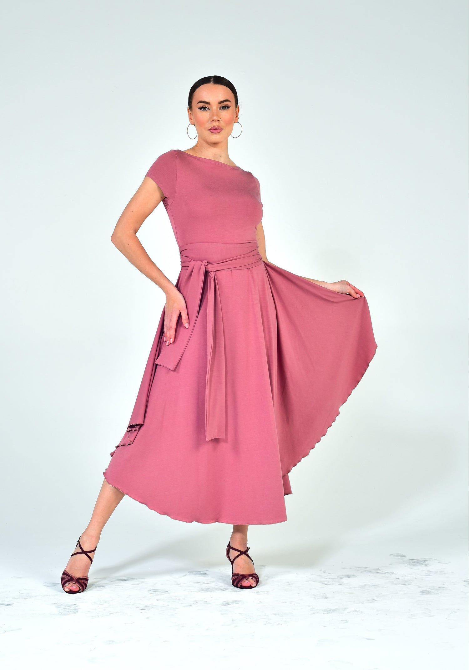 Tanzkleid  Aurora SM8002 Rosa Staub (108)
