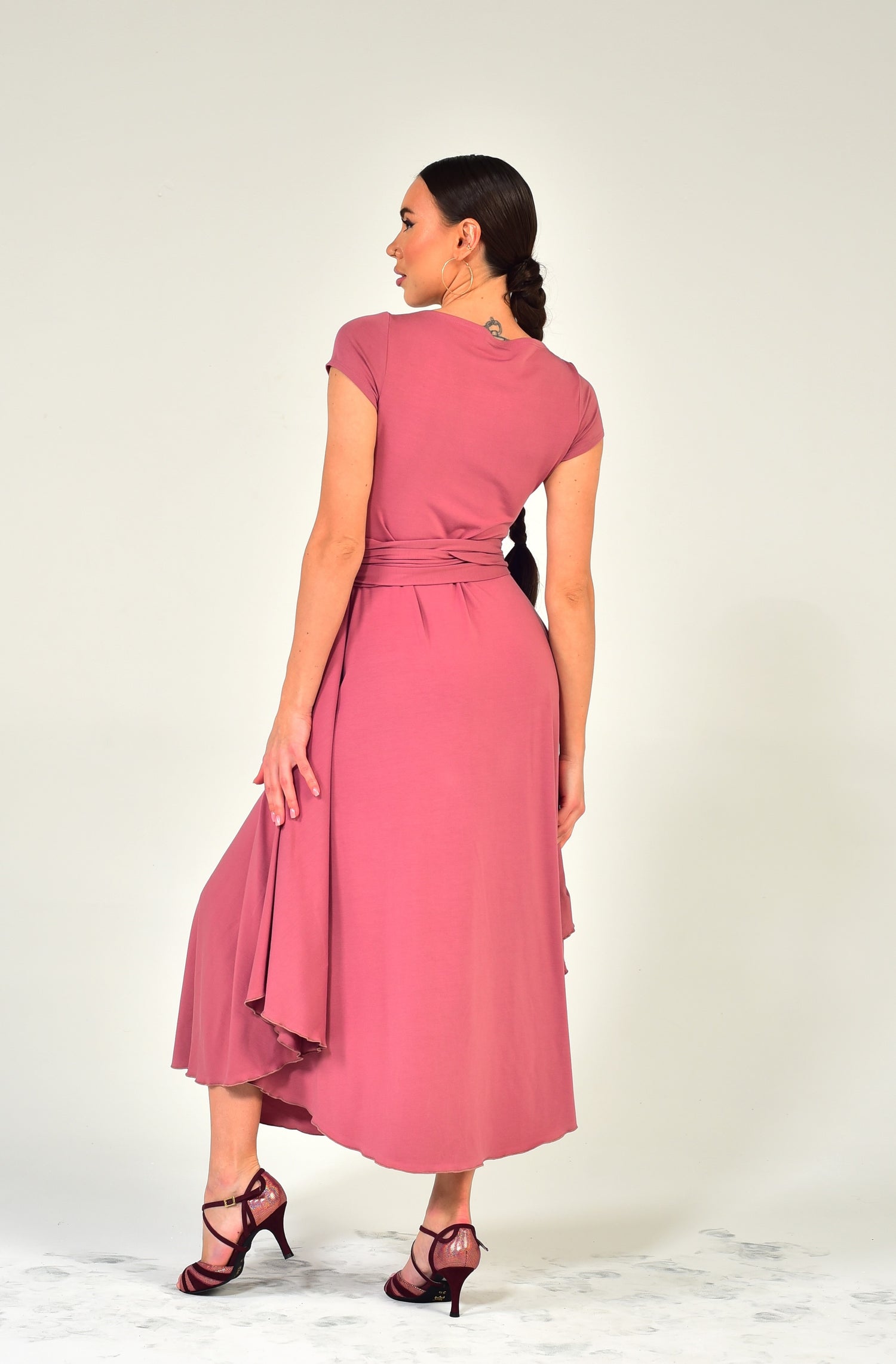 Tanzkleid  Aurora SM8002 Rosa Staub (108)