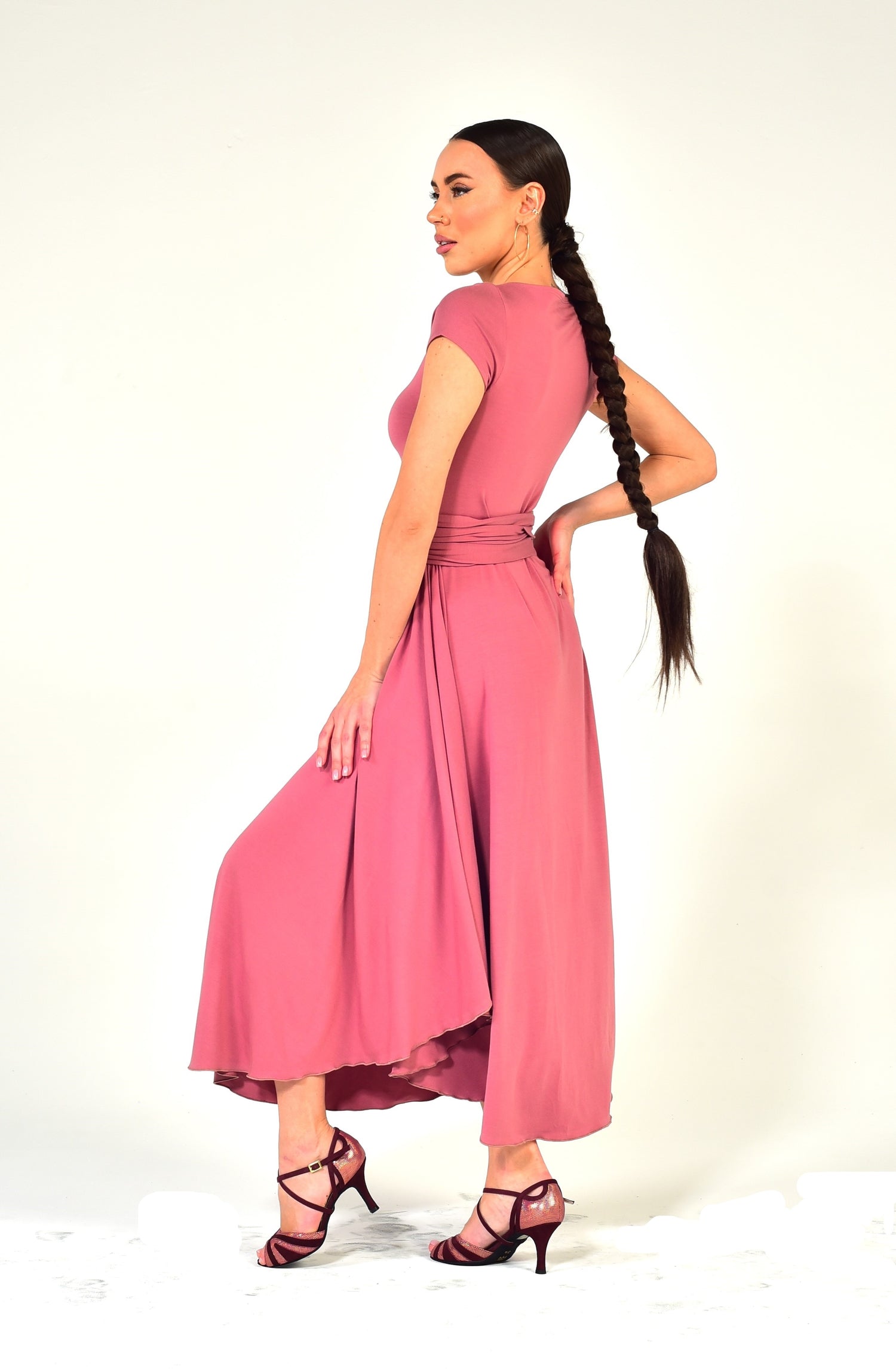 Tanzkleid  Aurora SM8002 Rosa Staub (108)