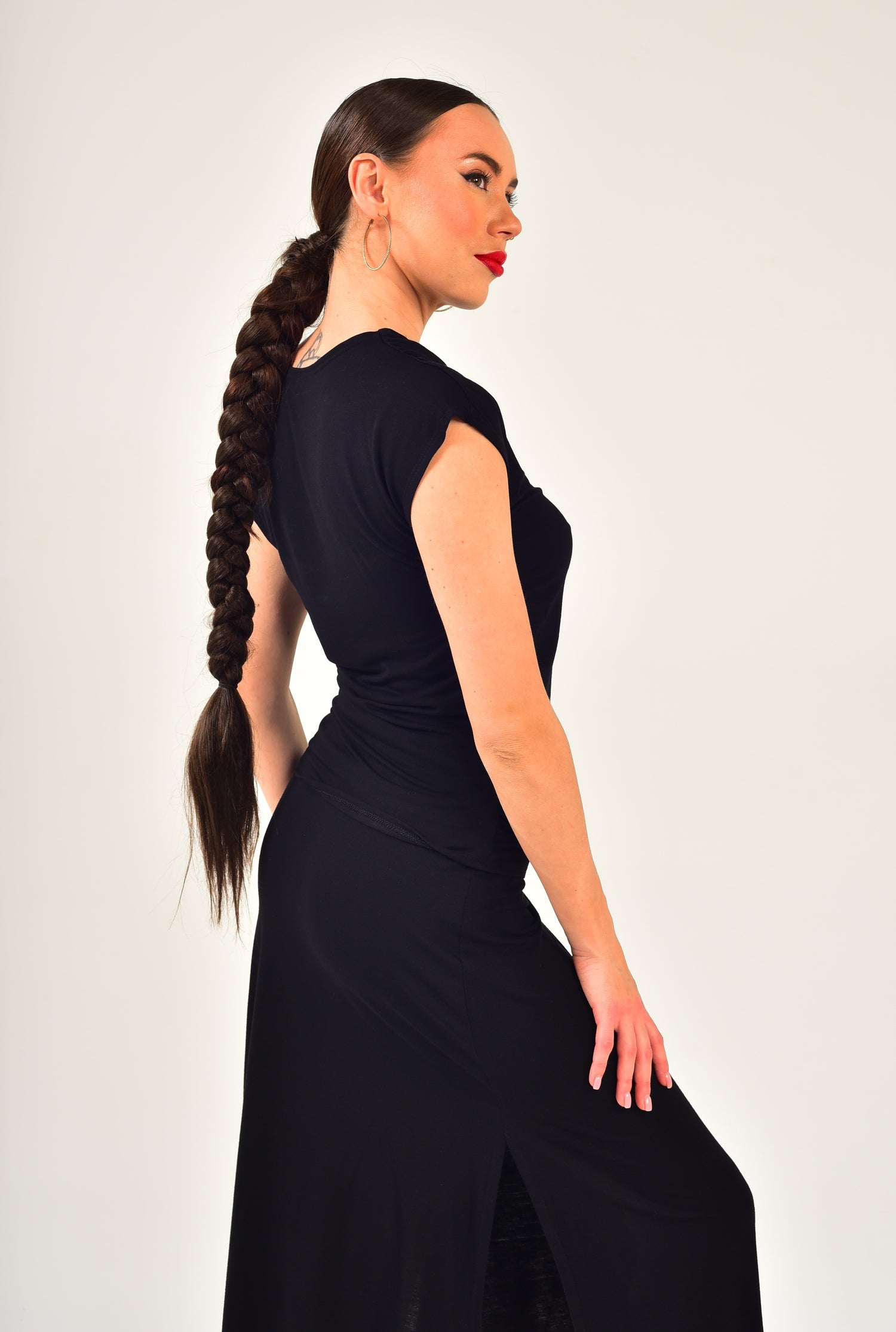 Dance Top Waterfall SM60131 Jet black (037)