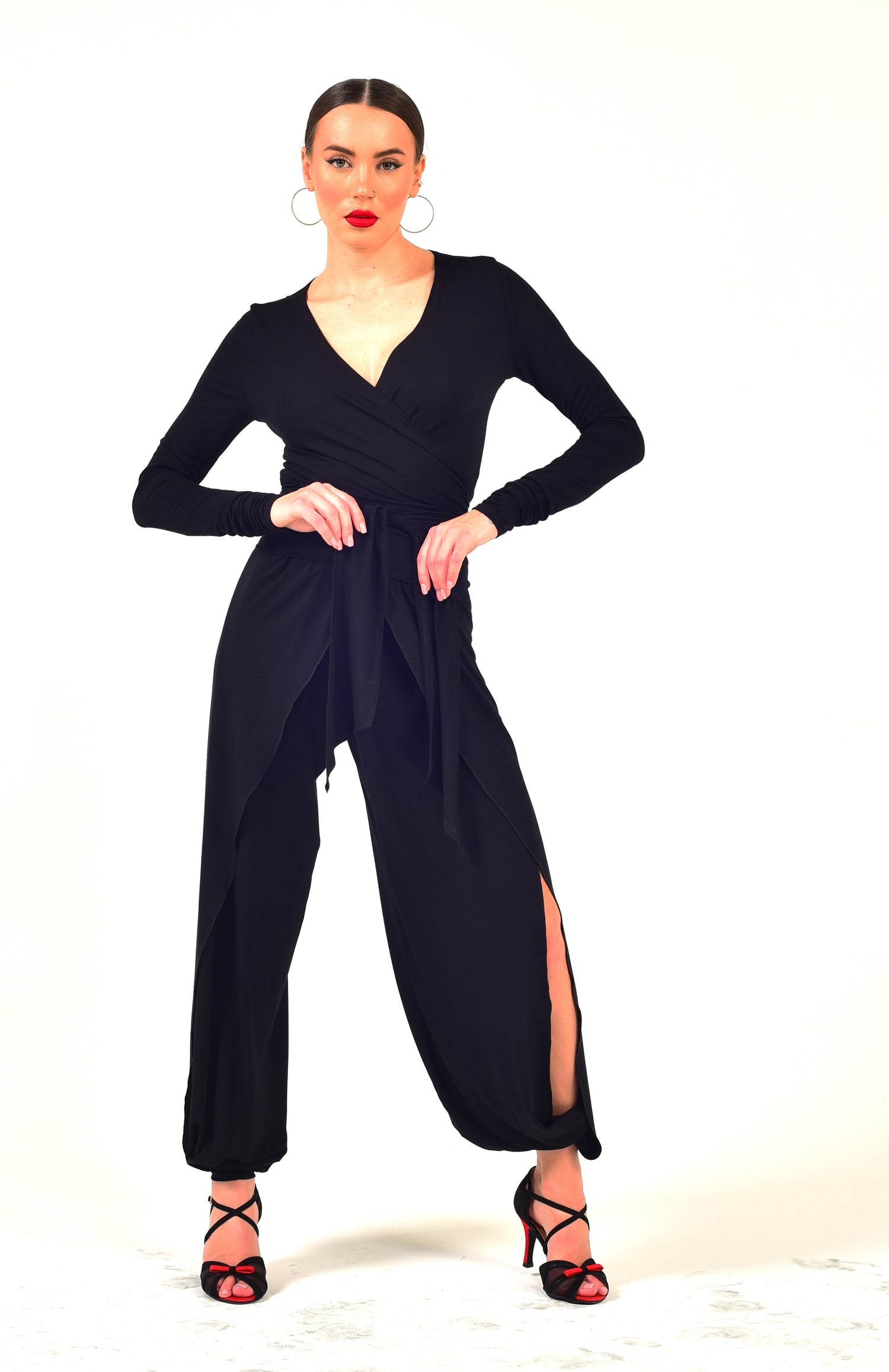 Tanzhose Shanti SM5808 Tiefschwarz (037)