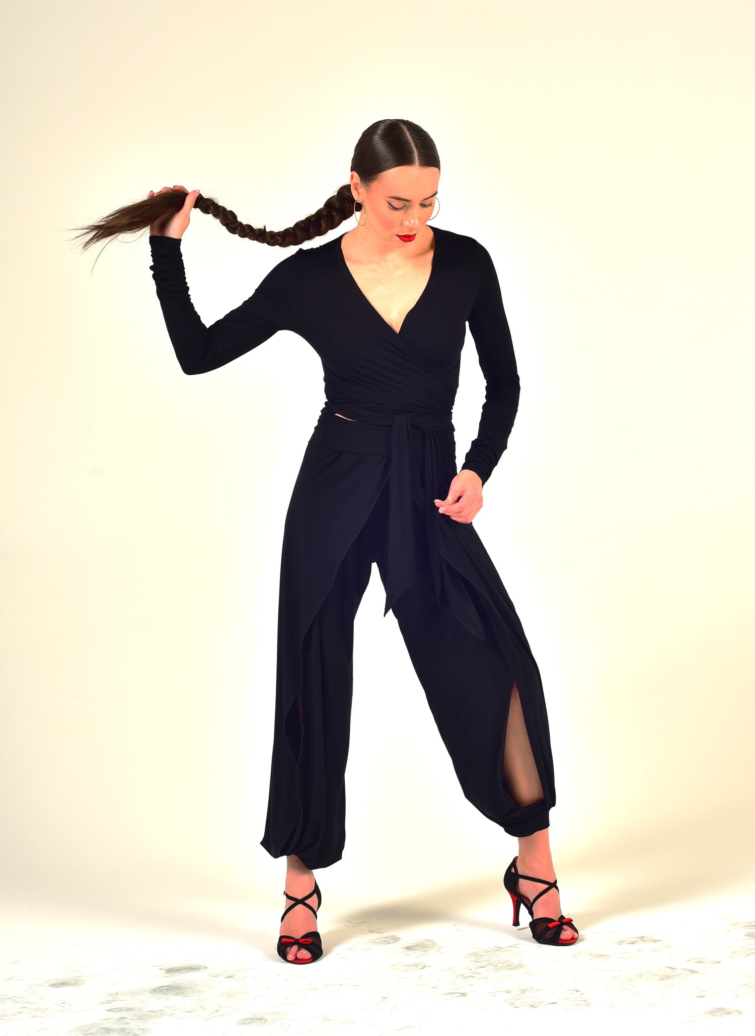 Tanzhose Shanti SM5808 Tiefschwarz (037)