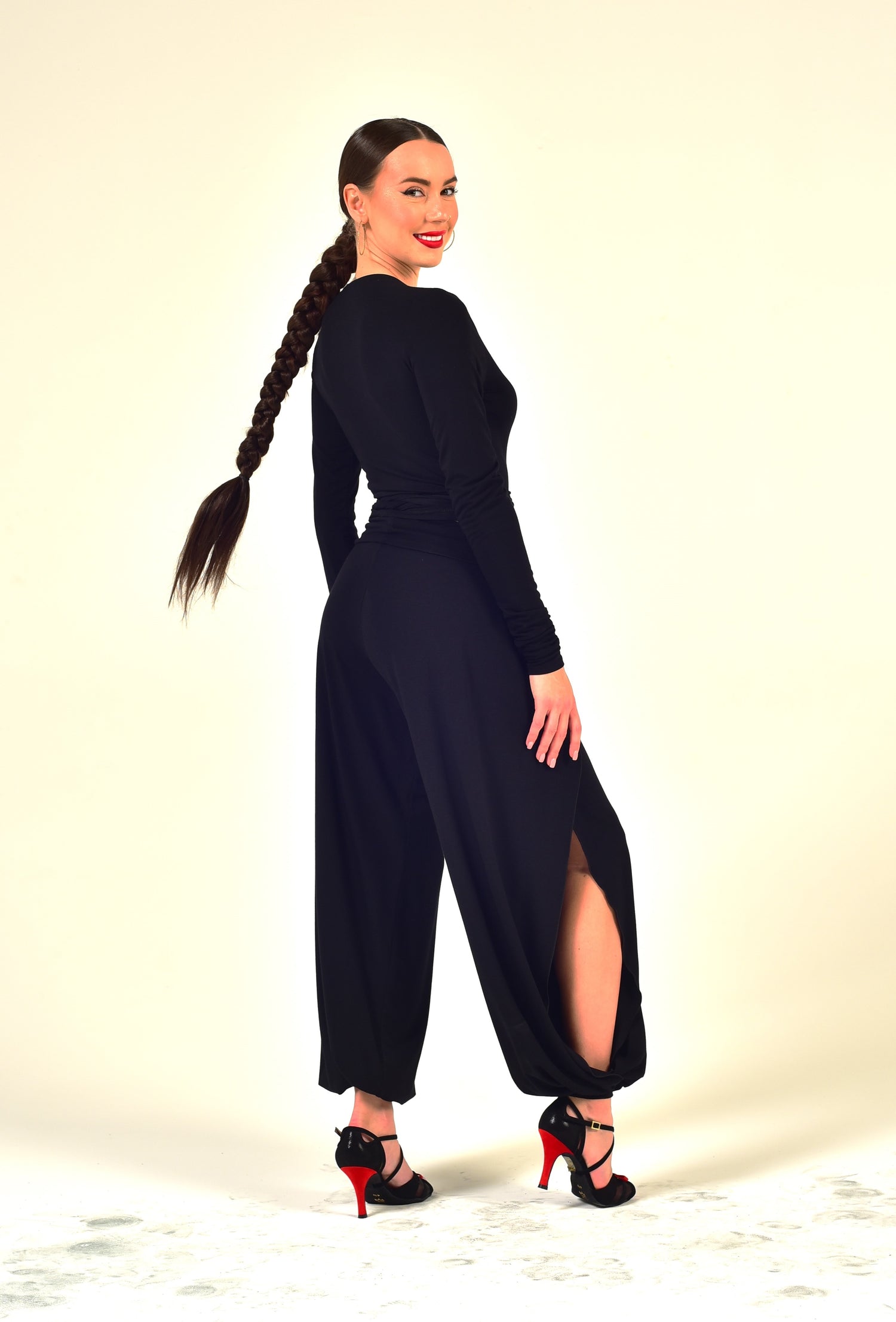 Tanzhose Shanti SM5808 Tiefschwarz (037)