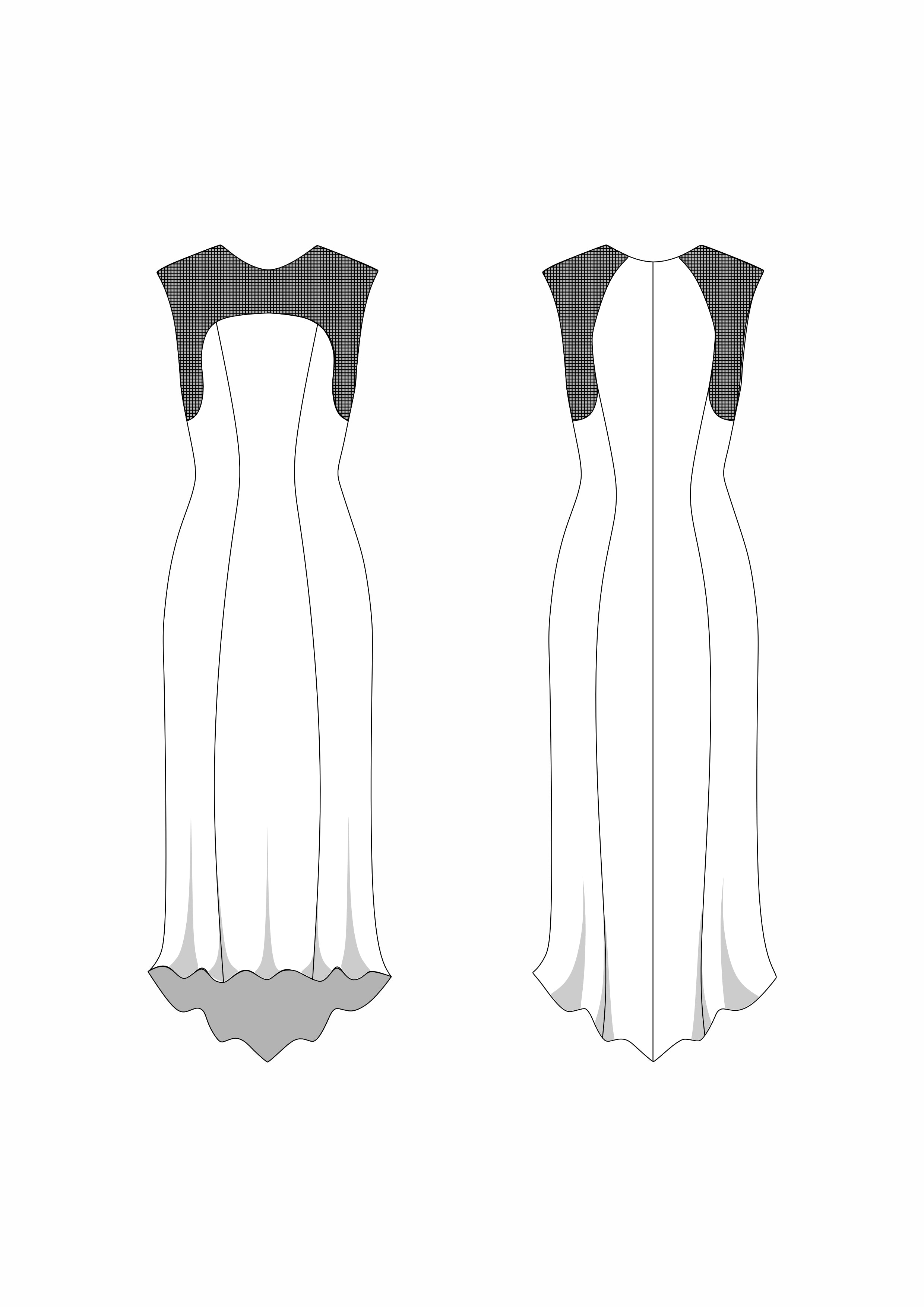 Tangokleid Olga SM8051 Stahlgrau (258)