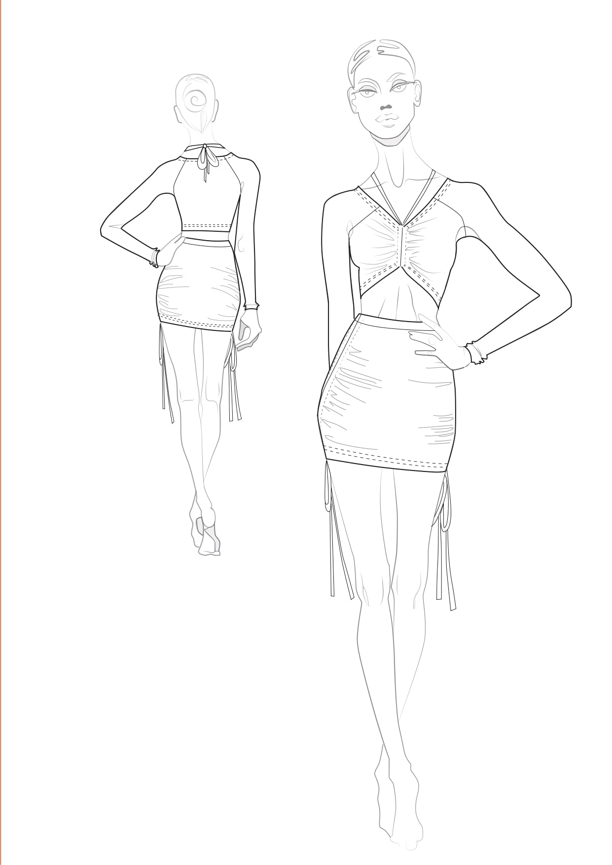 Tanzrock Noeli SM7803 Anthrazitgrau (172)