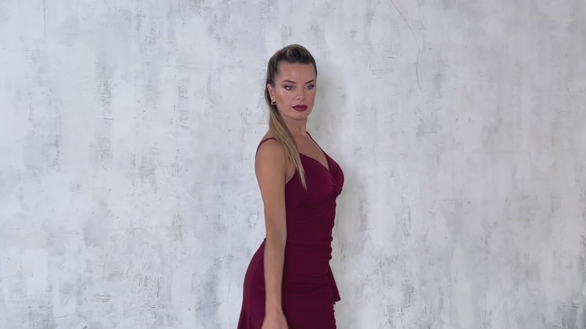 Dance Top Leya SM6037 Marsala (275)