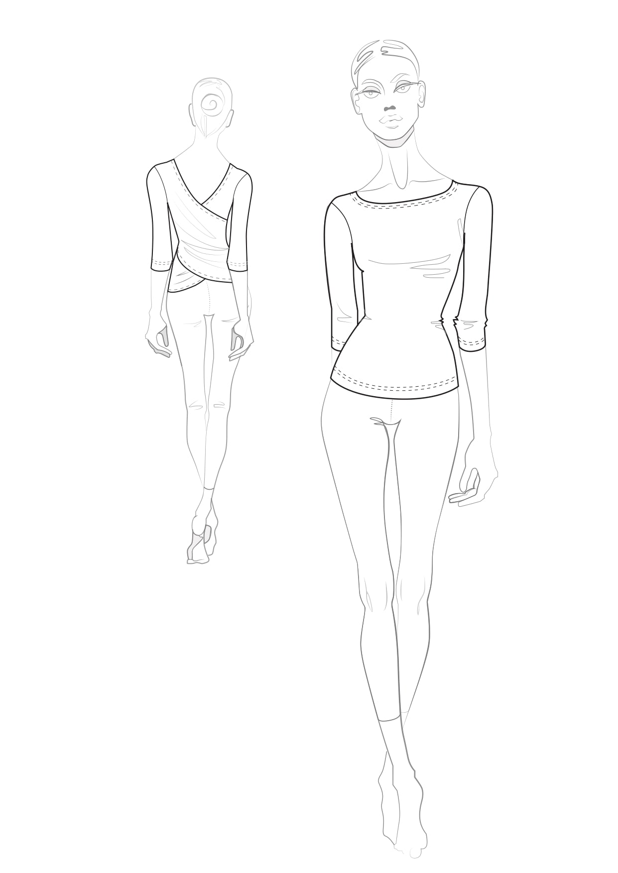 Dance Top Sweet SM6022 Ocean blue (133)