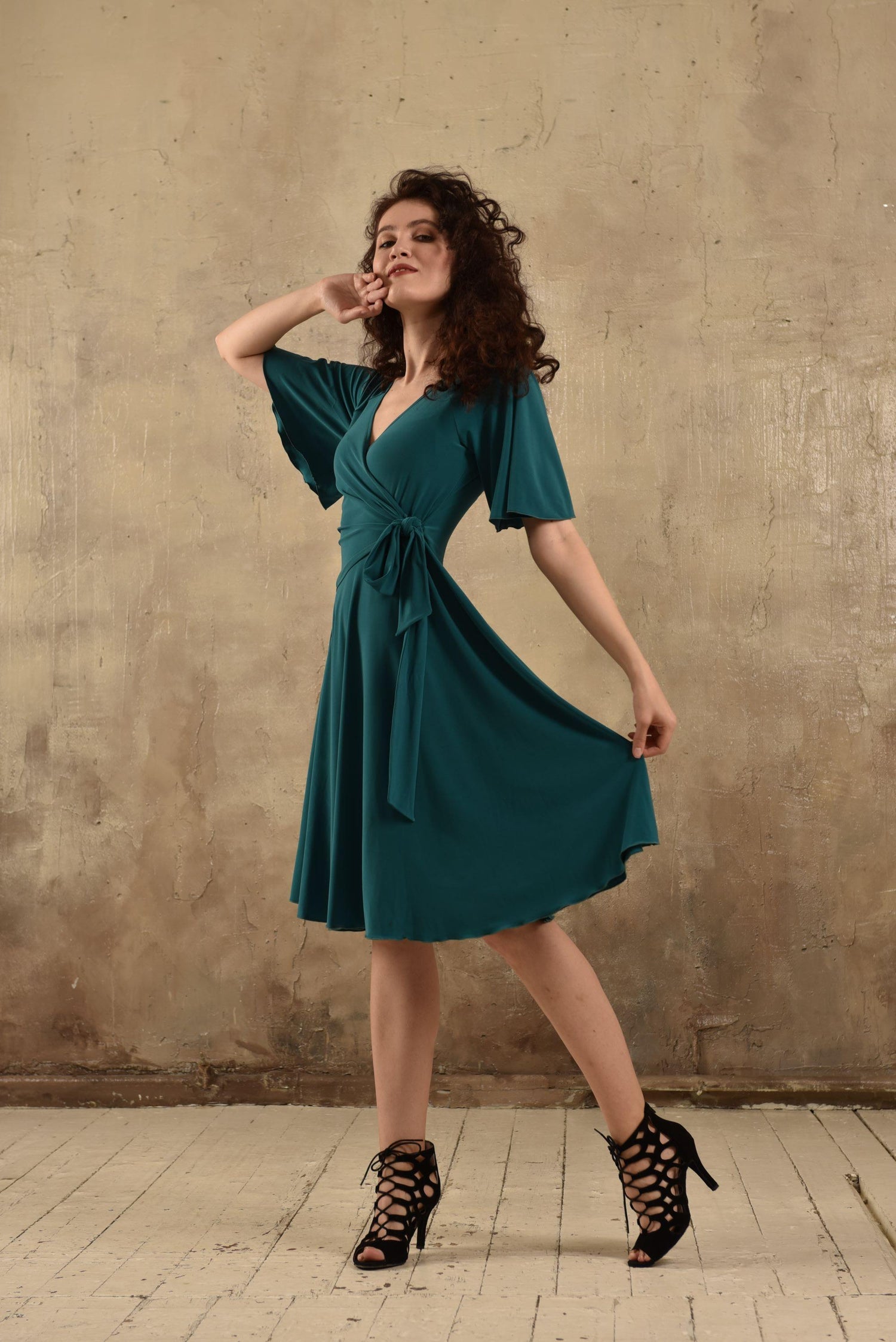 Tanzkleid SM8006 Sandra Tiefschwarz (037)