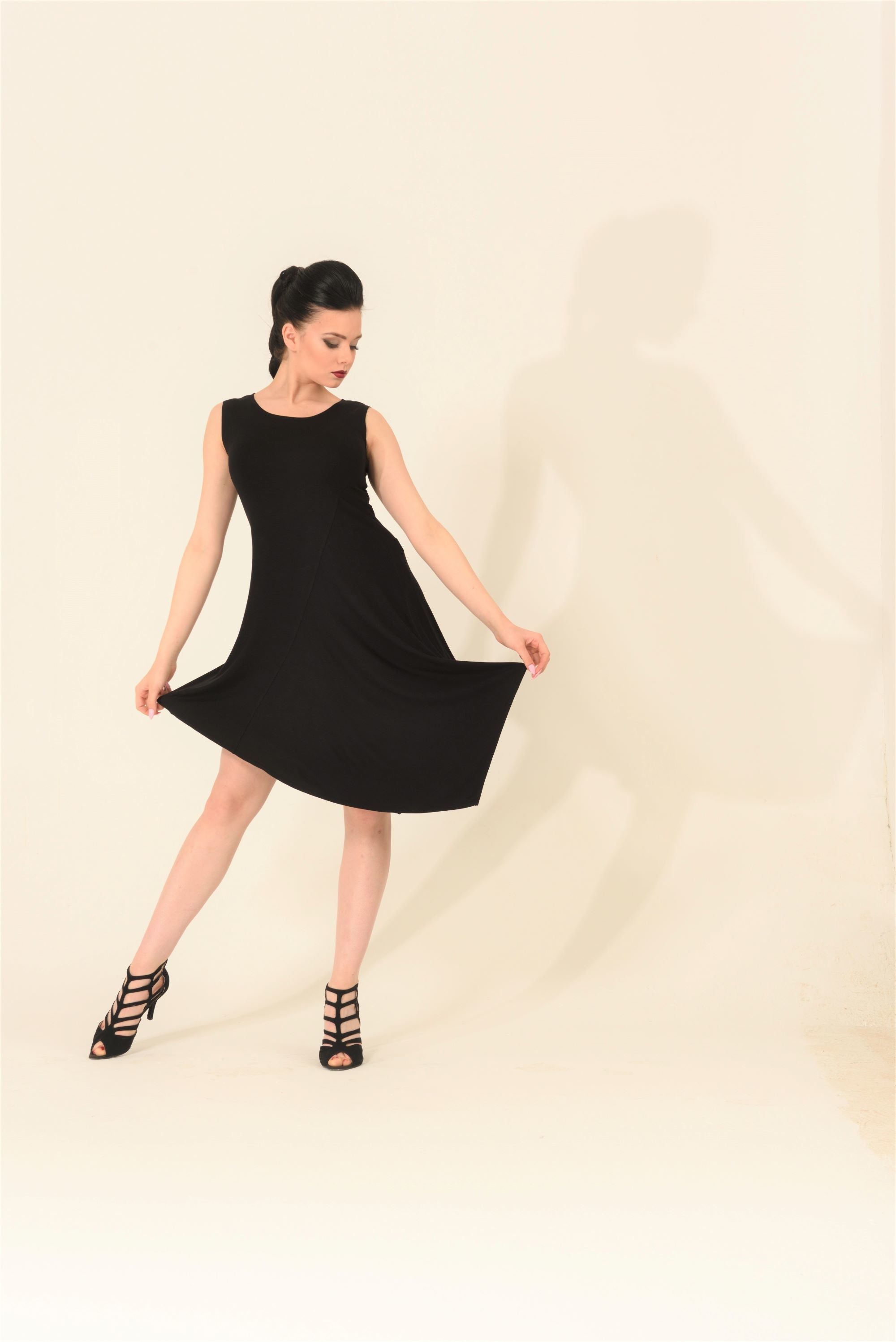 Tanzkleid Stasy SM8008 Tiefschwarz (037)