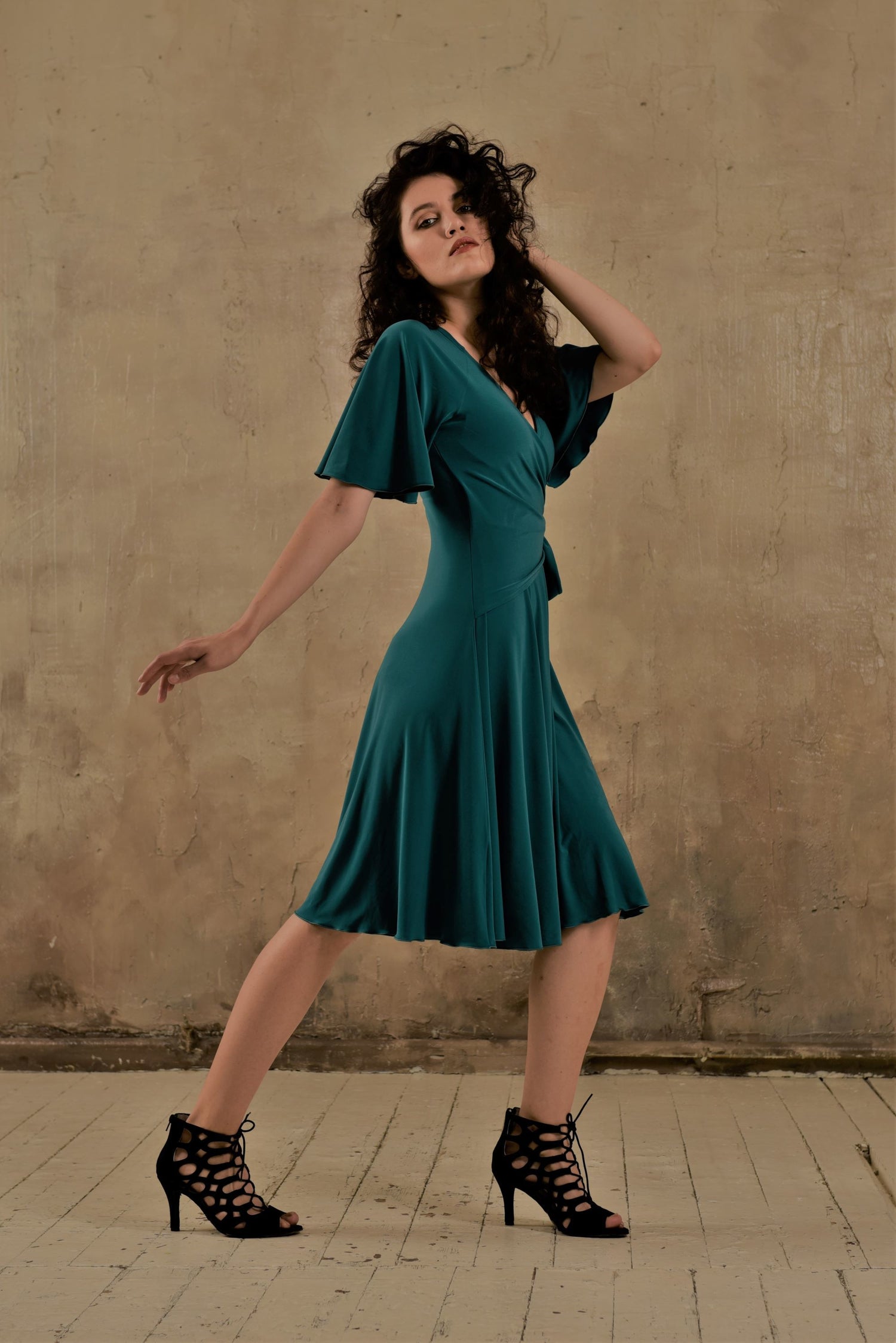 Tanzkleid SM8006 Sandra Tiefschwarz (037)