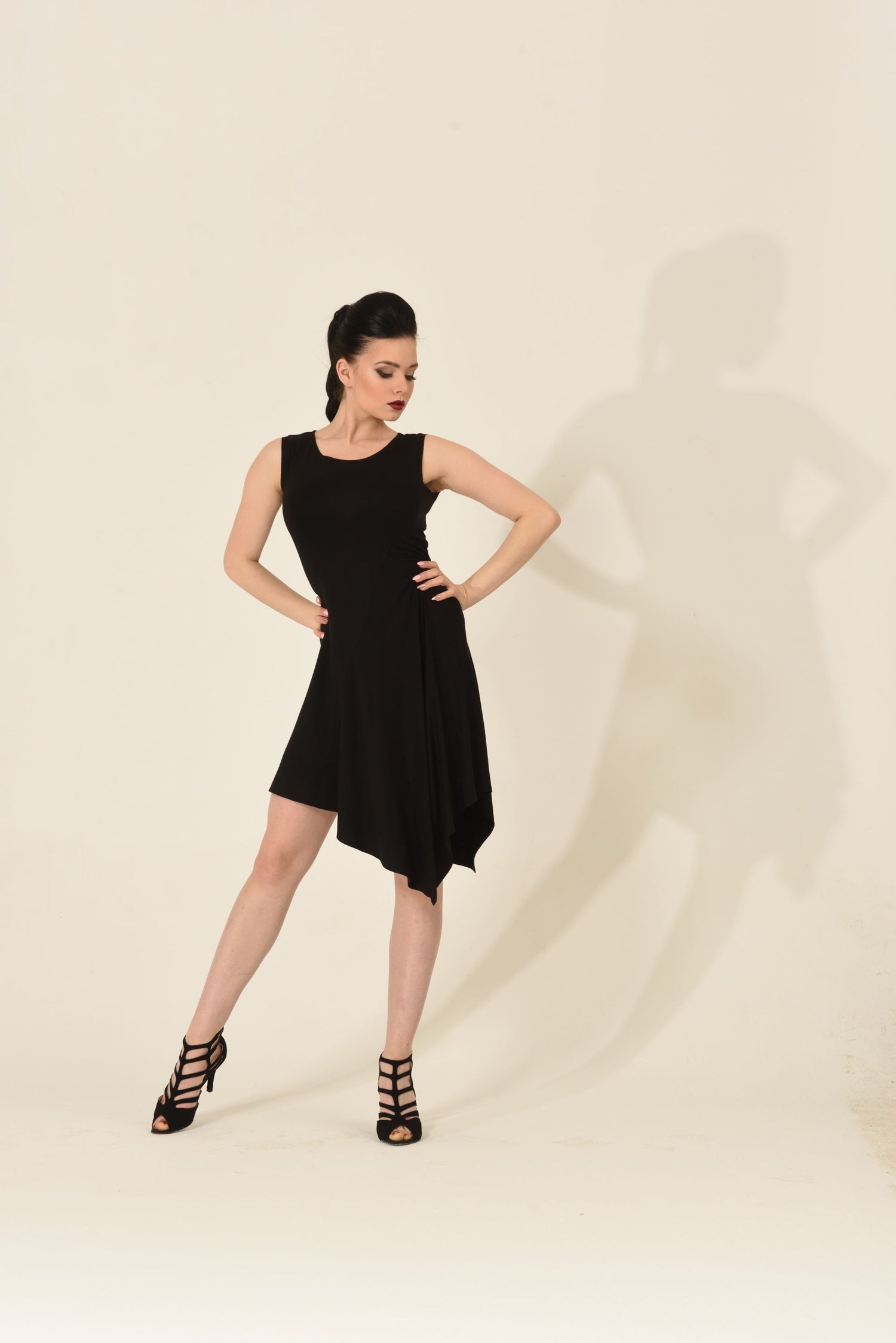 Dance Dress Stasy SM8008 Ocean blue (133)