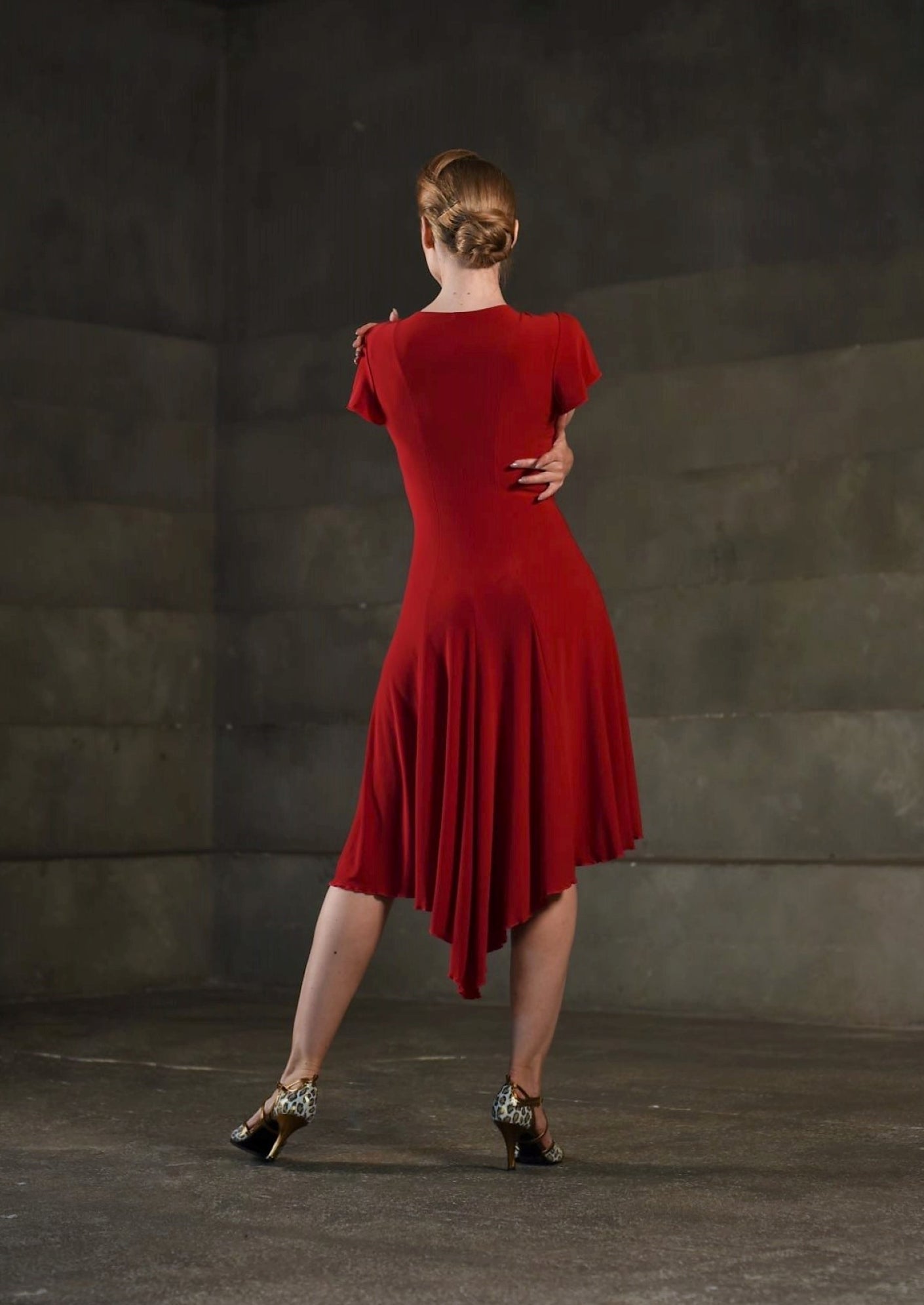 Dance Dress Martina SM8031 Ruby red (195)