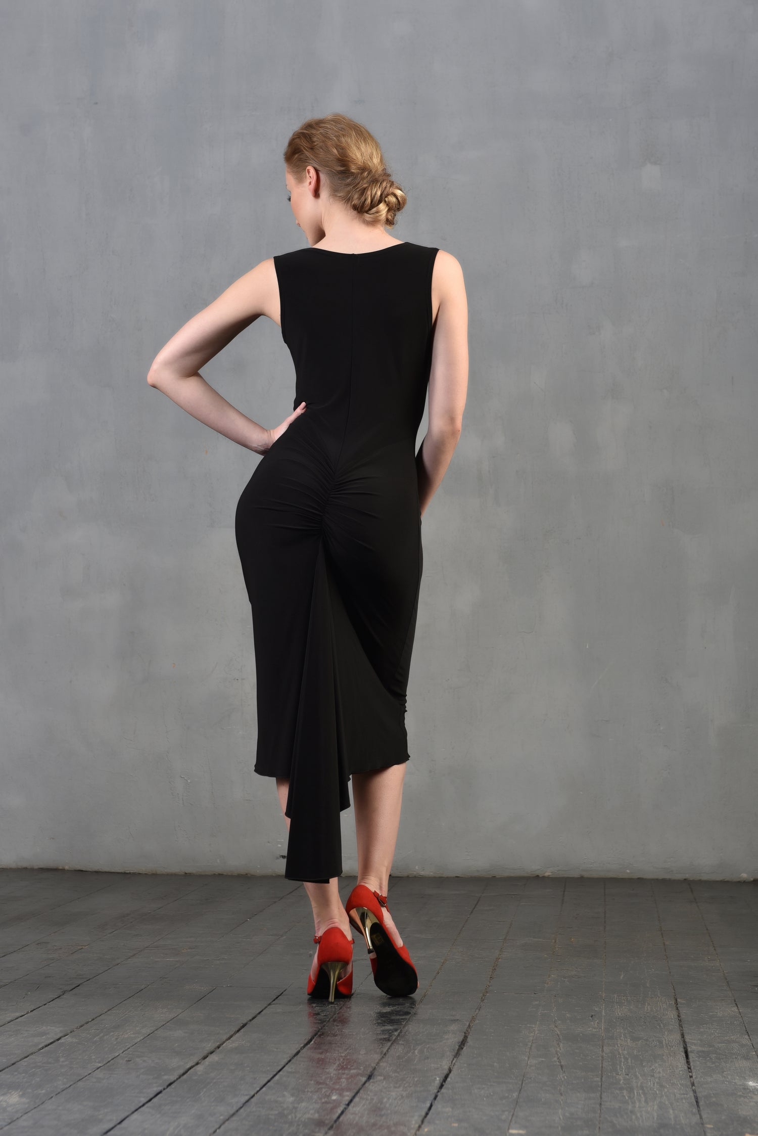 Tangokleid Rita SM8020 Tiefschwarz (037)