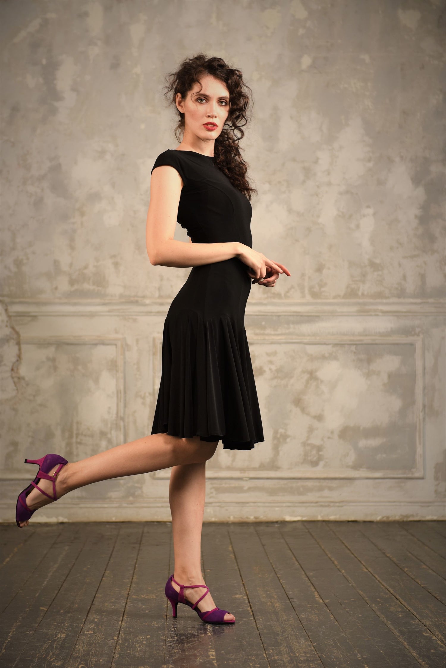 Salsakleid Rosario SM8009 Tiefschwarz (037)