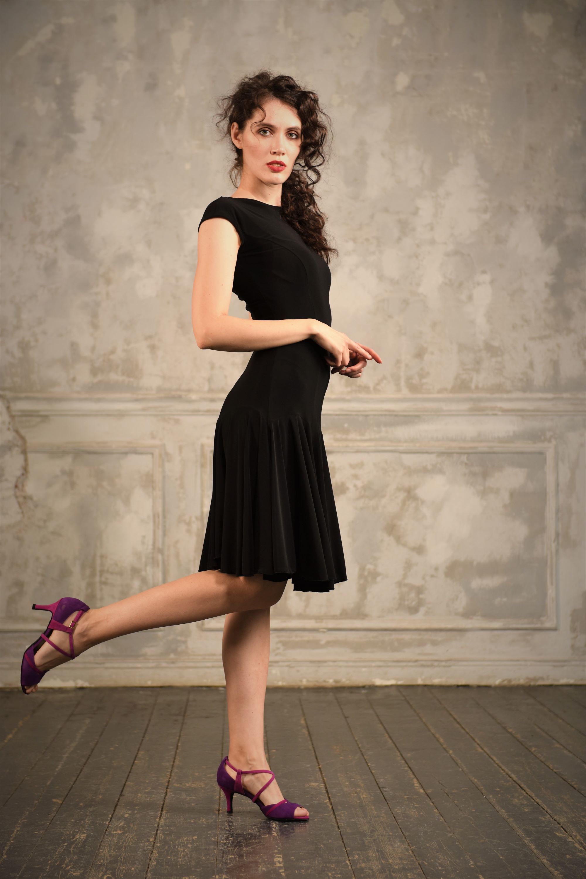 Salsakleid Rosario SM8009 Tiefschwarz (037)