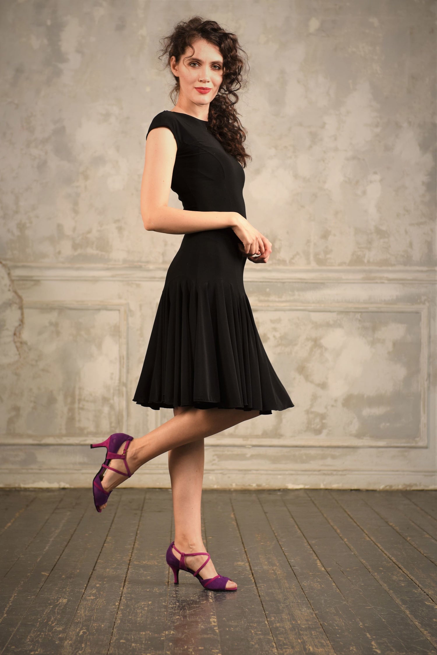 Salsakleid Rosario SM8009 Tiefschwarz (037)