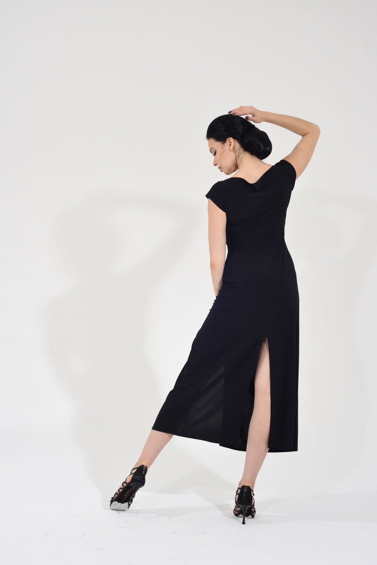 Tangokleid Evita SM8004 Tiefschwarz (037)