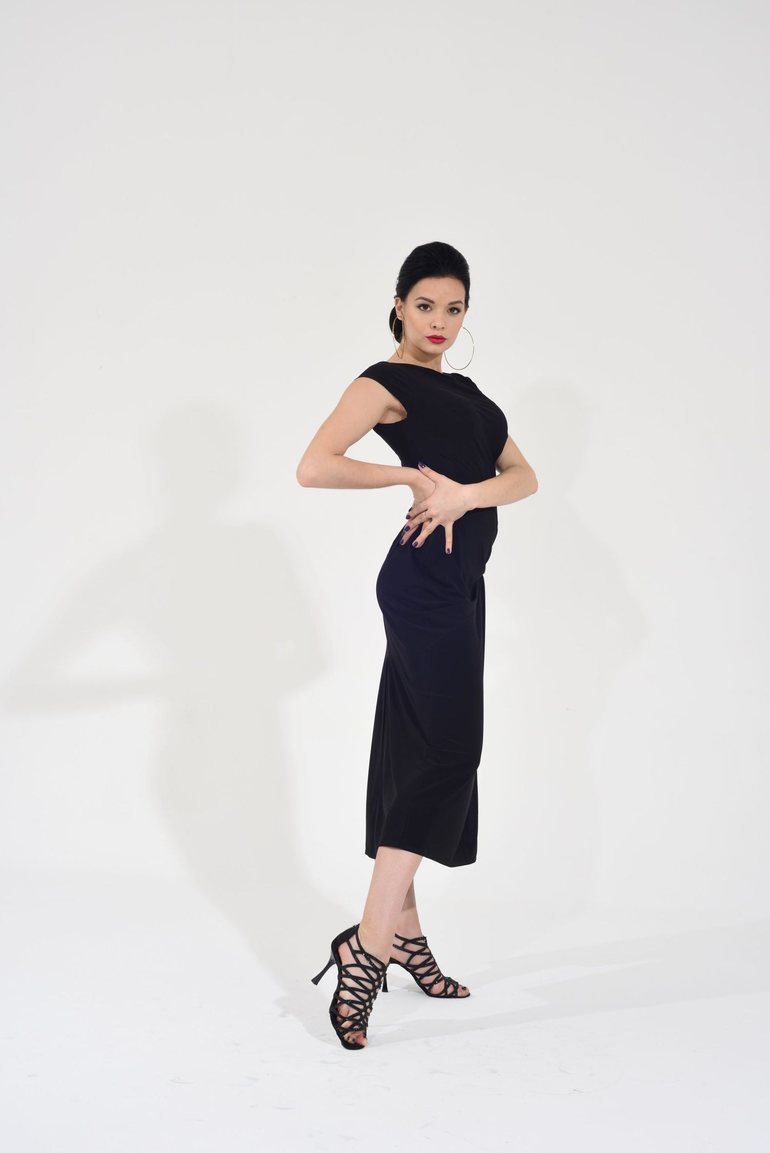 Tangokleid Evita SM8004 Tiefschwarz (037)