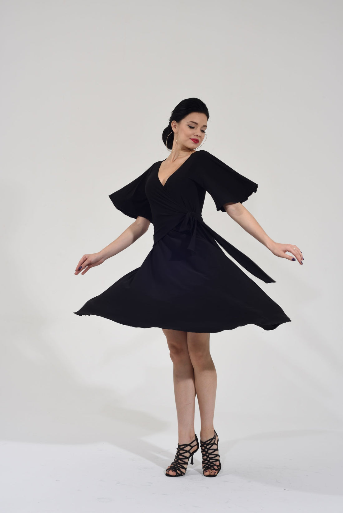 Dance Dress SM8006 Sandra Jet black (037)