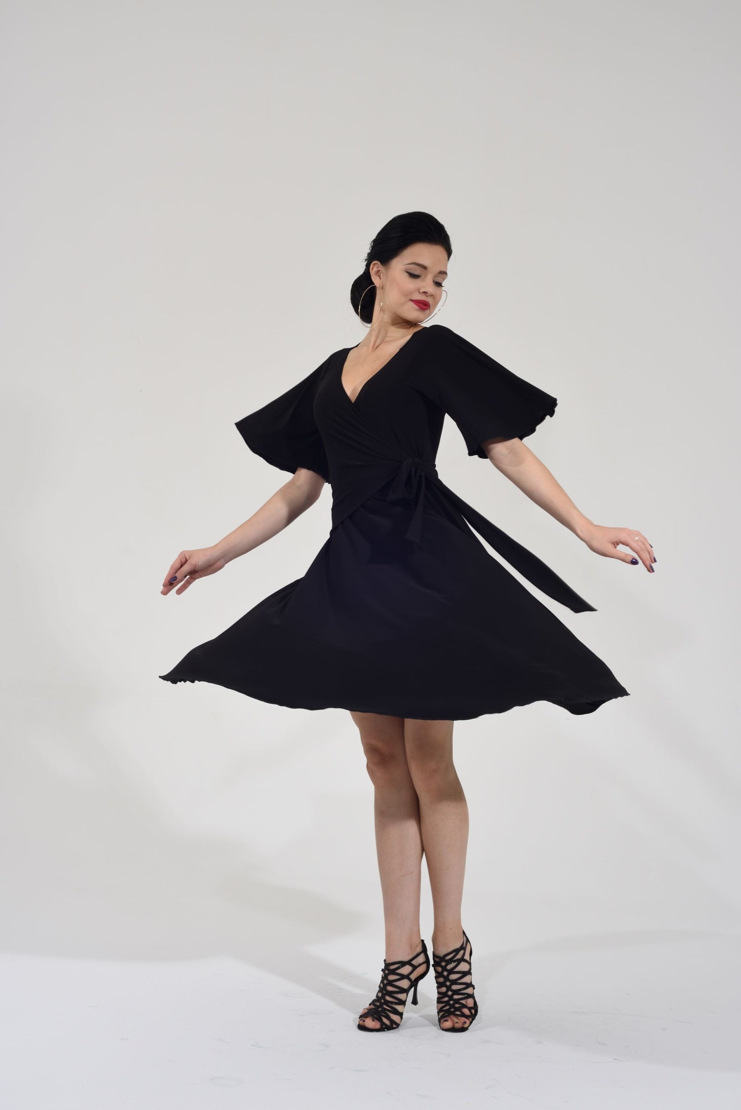 Tanzkleid SM8006 Sandra Tiefschwarz (037)