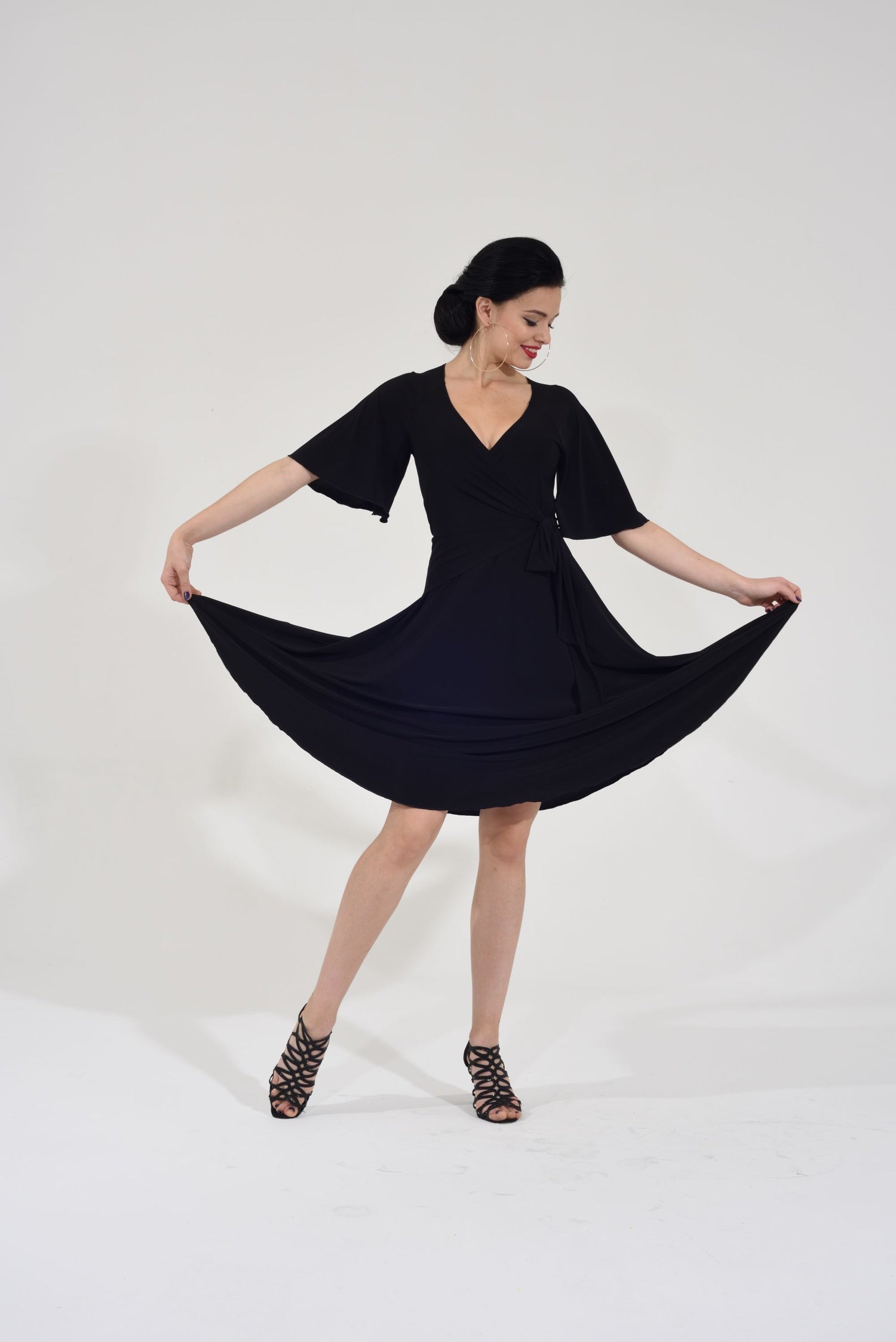 Tanzkleid SM8006 Sandra Tiefschwarz (037)