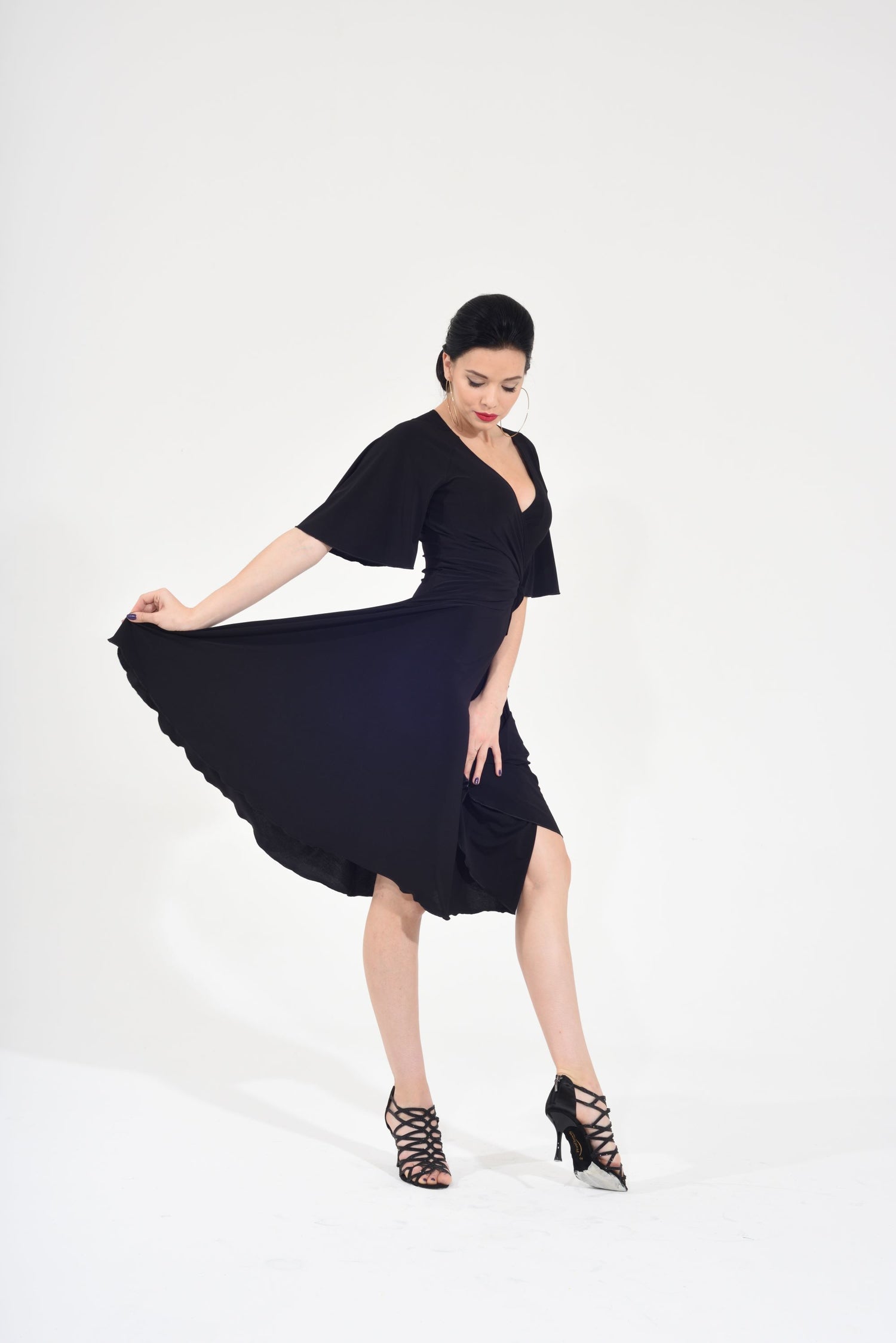 Tanzkleid SM8006 Sandra Tiefschwarz (037)