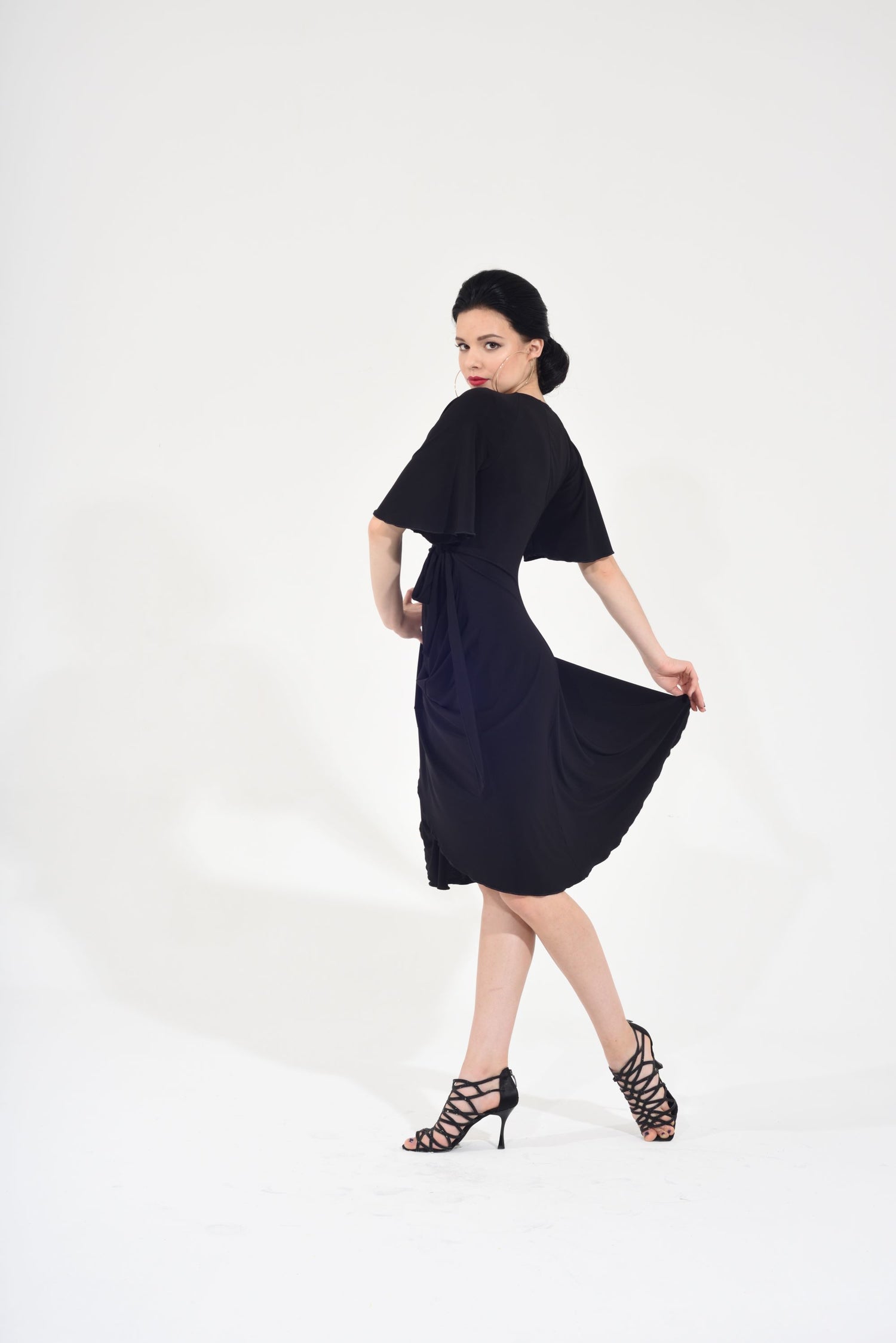 Tanzkleid SM8006 Sandra Tiefschwarz (037)