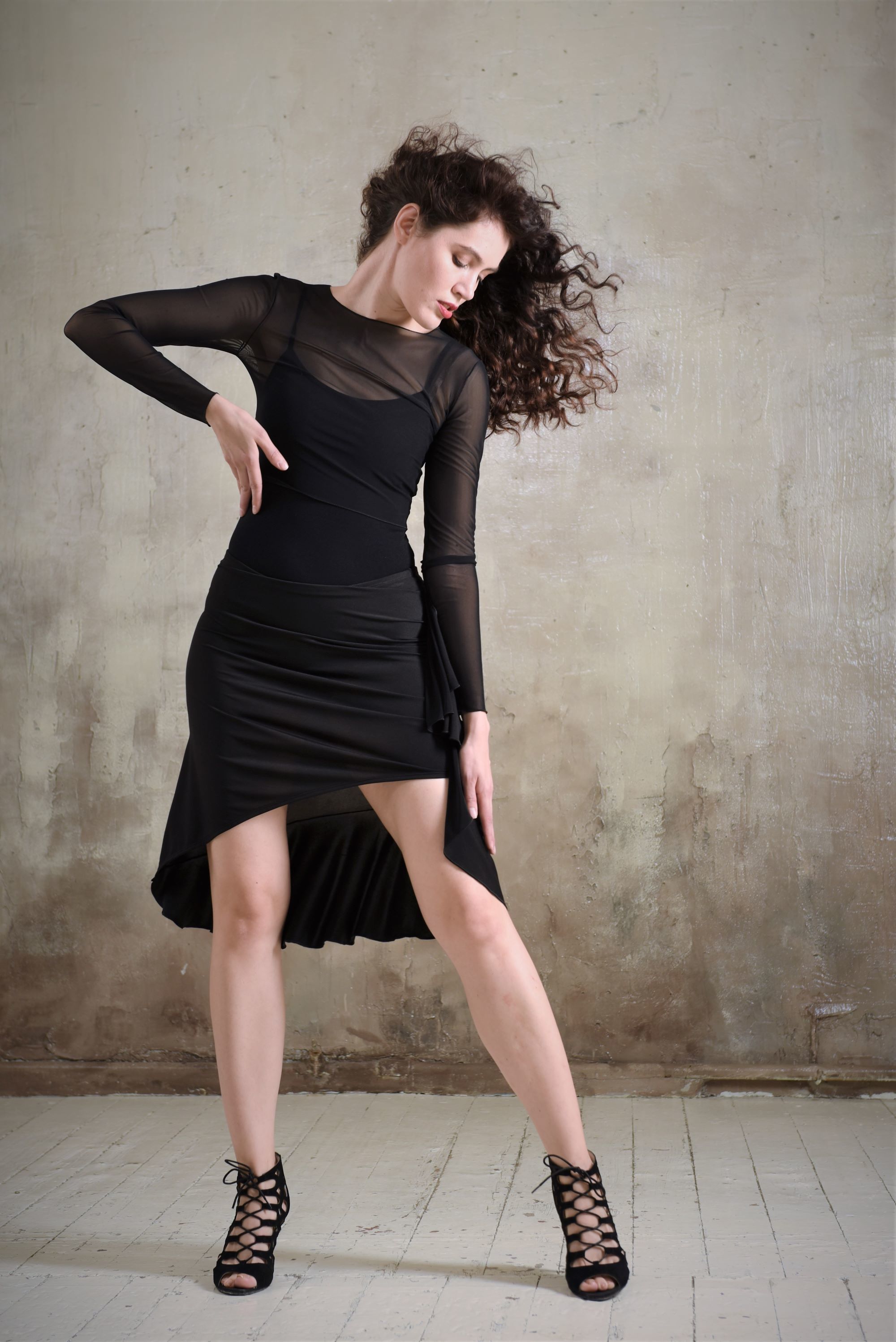 Dance Skirt Party SM7008 Marsala (275)