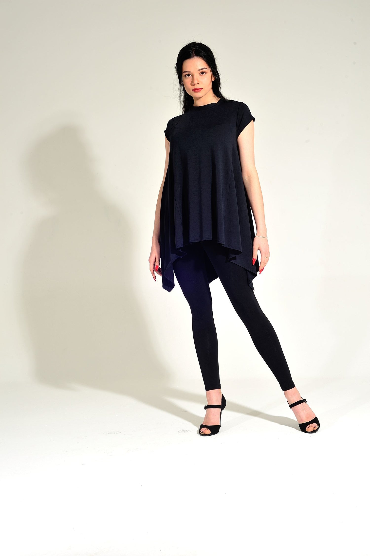 Dance Tunic Dress Zoe SM6011 Ocean blue (133)